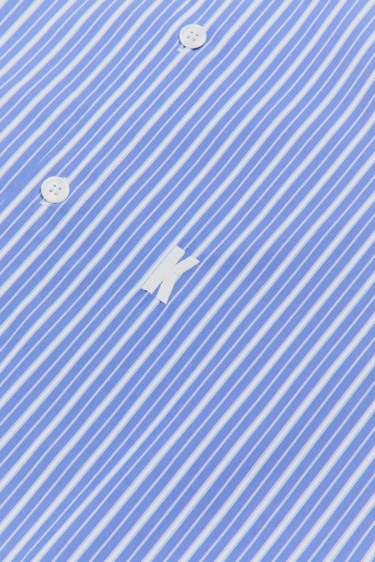 Krost Bold Striped Shirting Strong Blue