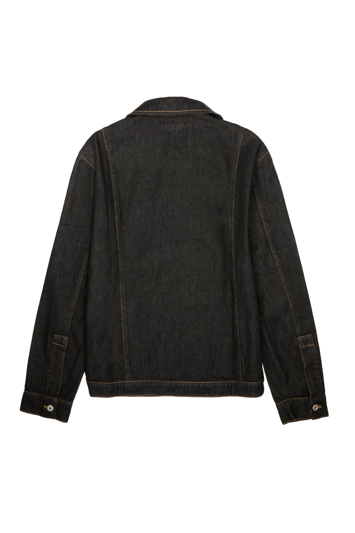 Krost Denim Combo Jacket Black – ESSXNYC