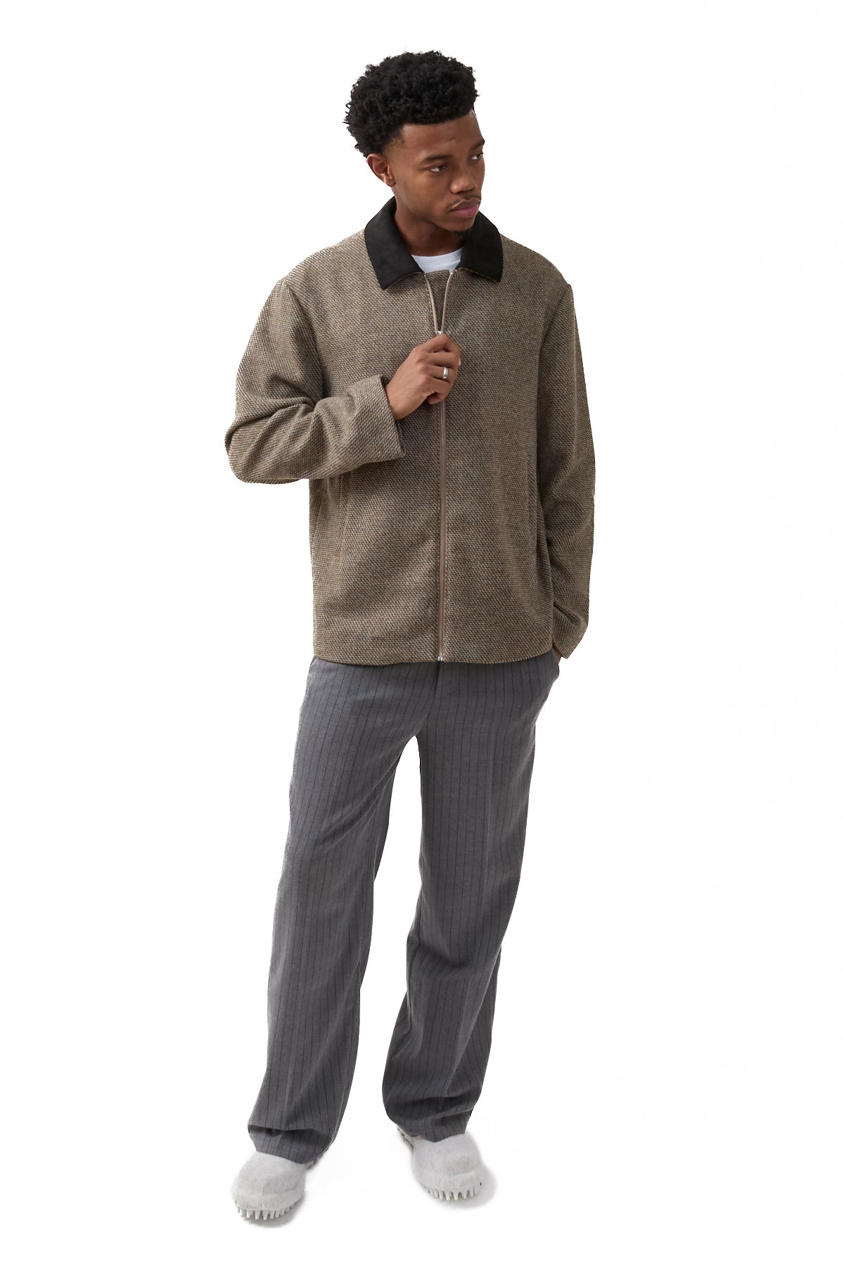 Krost Wool Combo Coat Multi – ESSXNYC