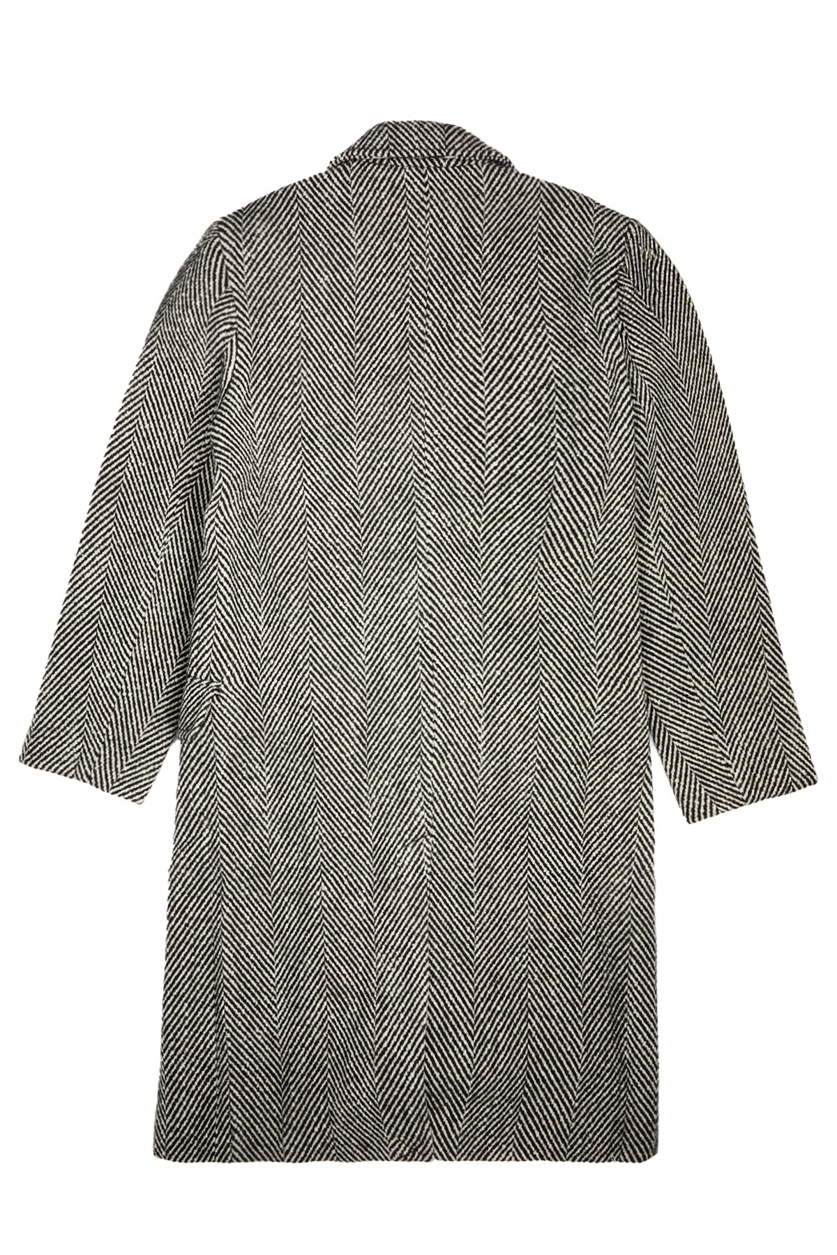 Krost Elliot Wool Overcoat Black