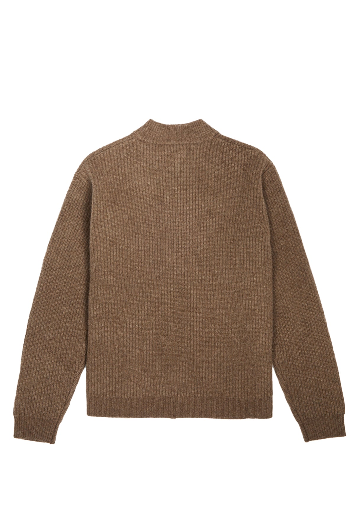 Krost Liv Wool Zip Cardigan Espresso