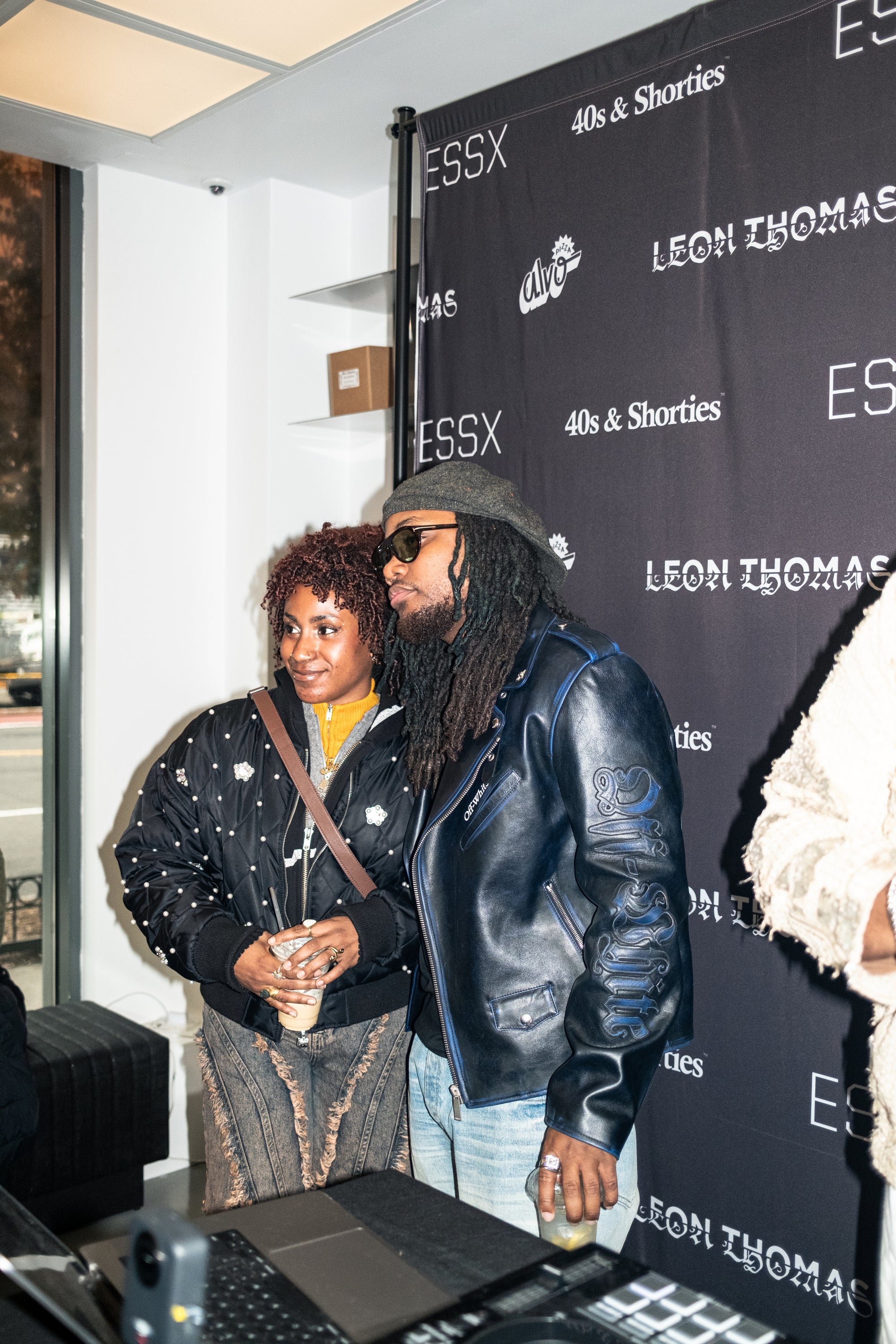 A person wearing incredibly styled clothes from ESSX NYC