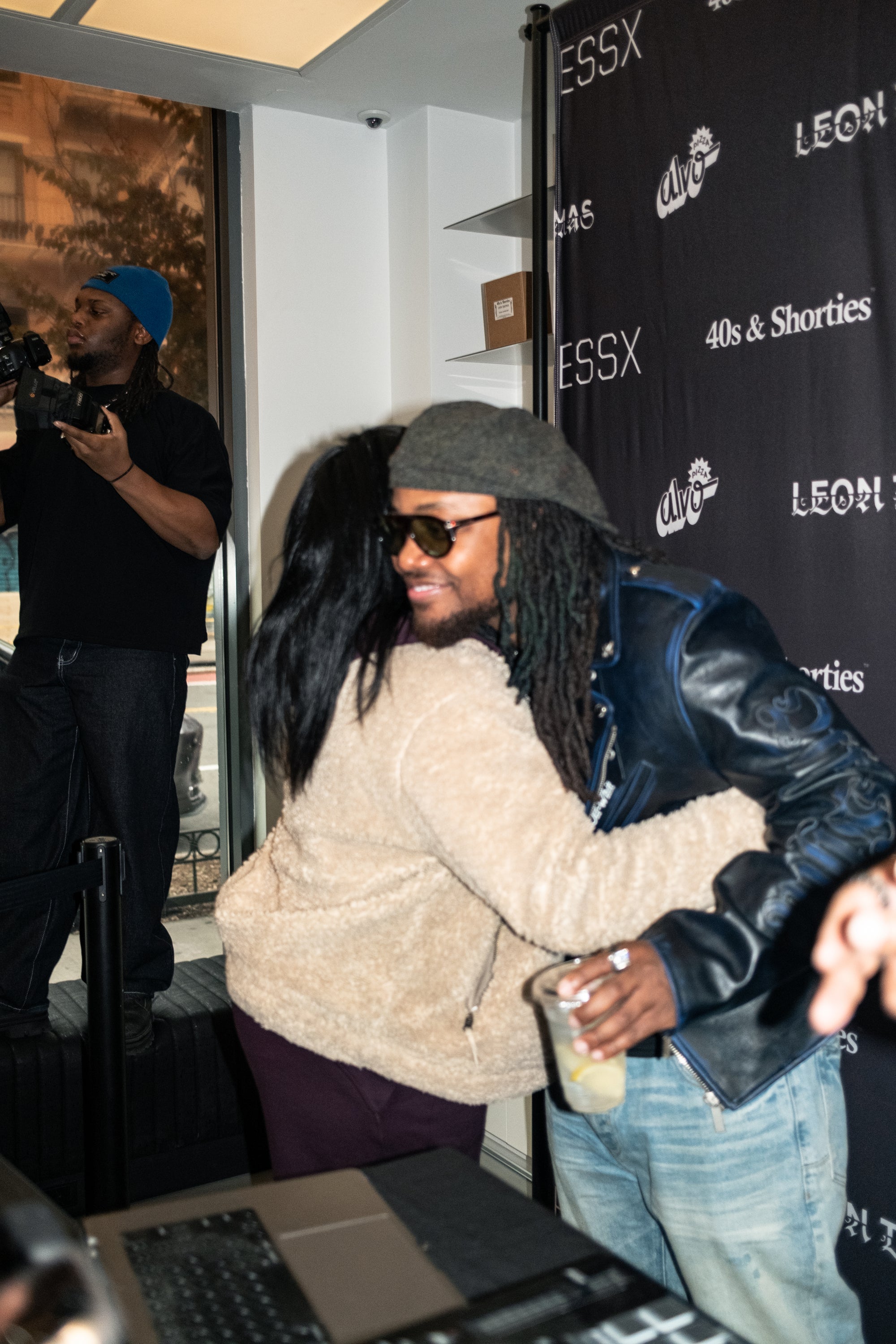 A person wearing incredibly styled clothes from ESSX NYC