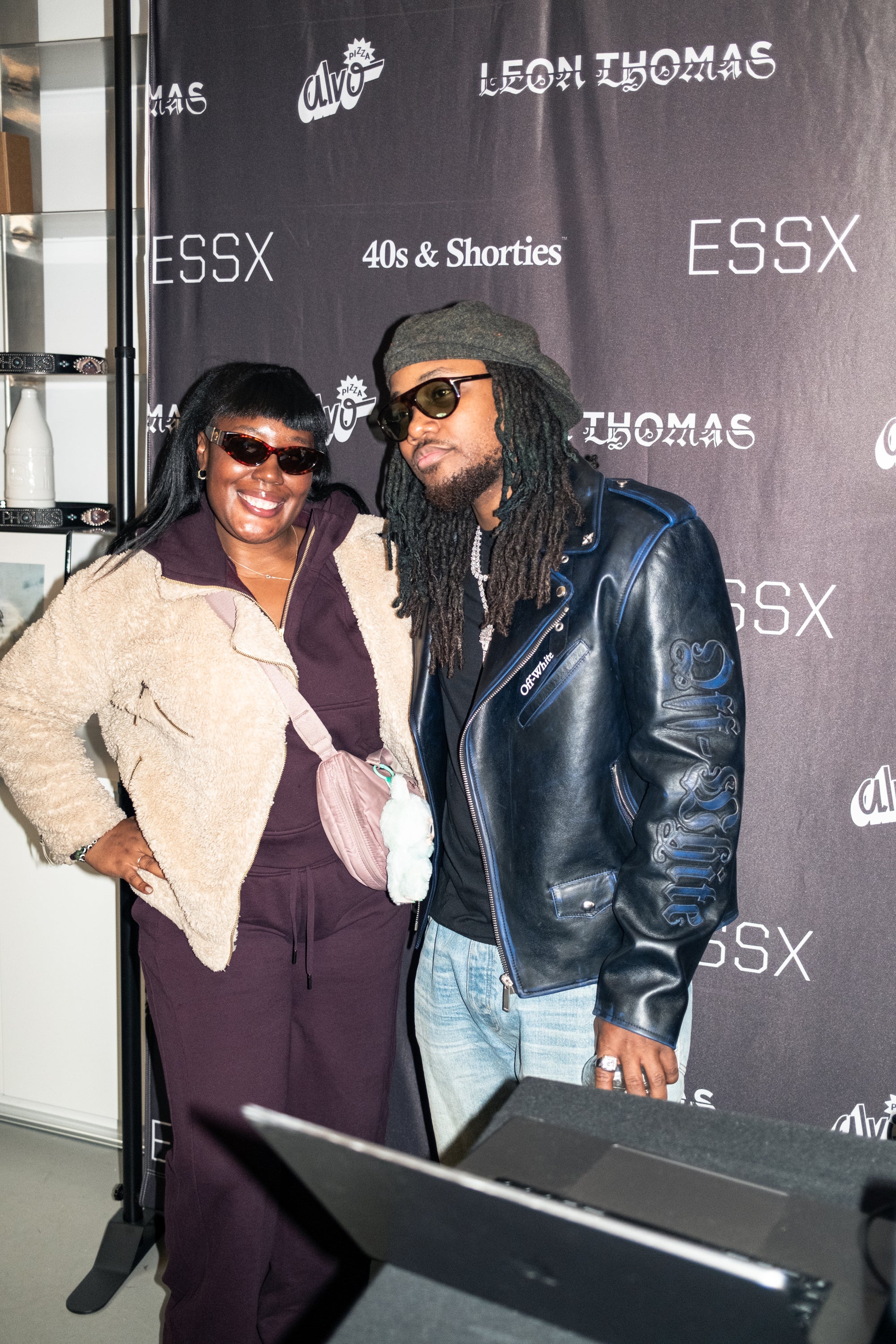 A person wearing incredibly styled clothes from ESSX NYC