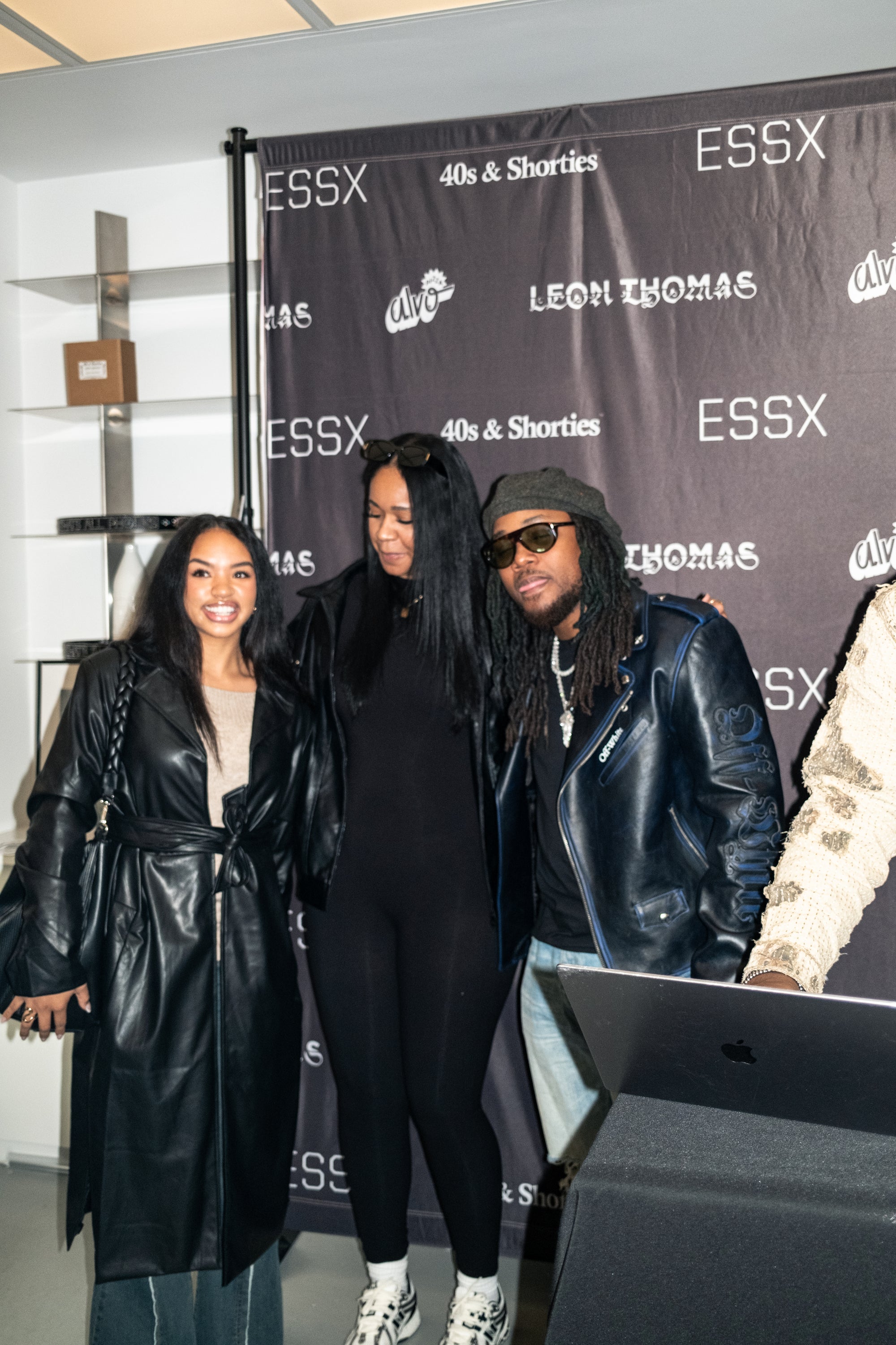 A person wearing incredibly styled clothes from ESSX NYC