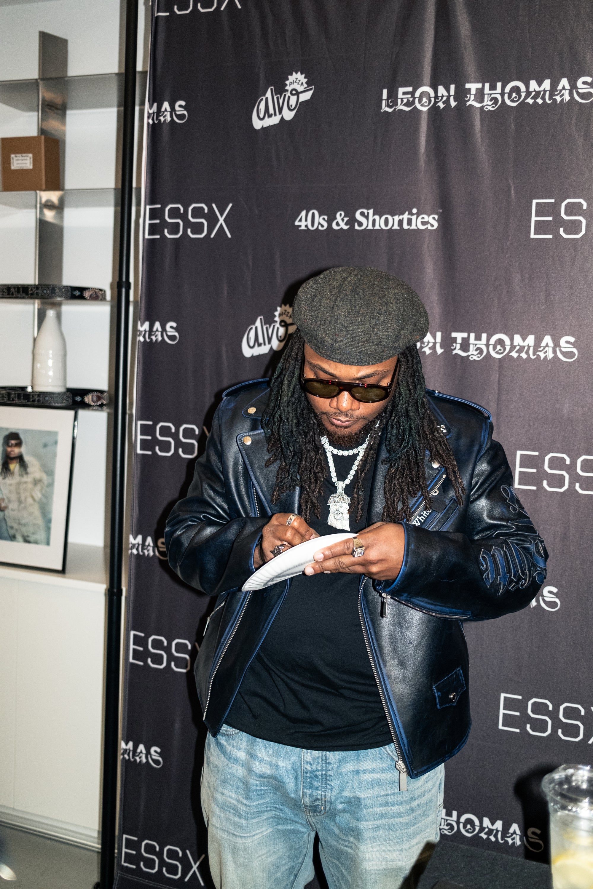 A person wearing incredibly styled clothes from ESSX NYC