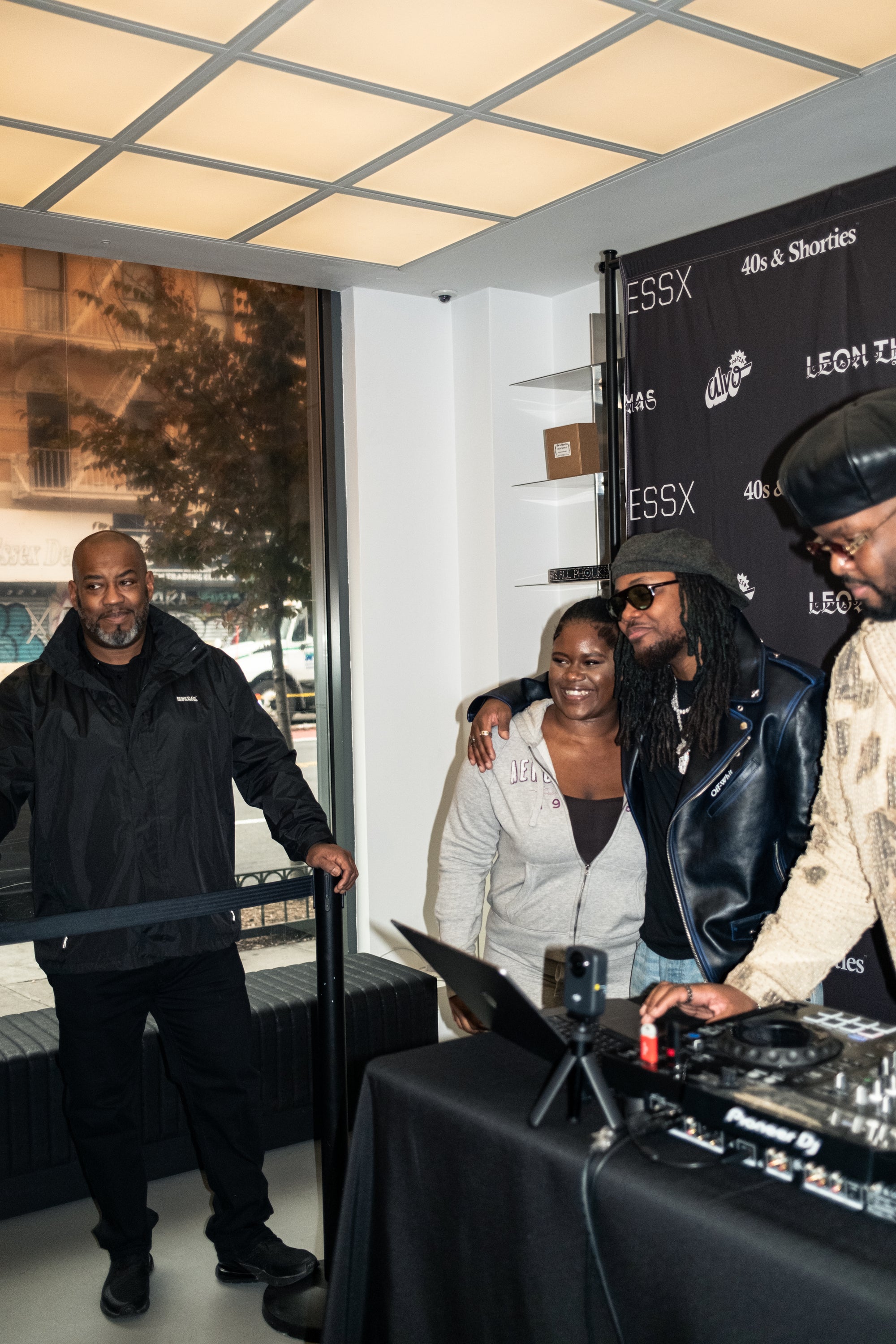 A person wearing incredibly styled clothes from ESSX NYC