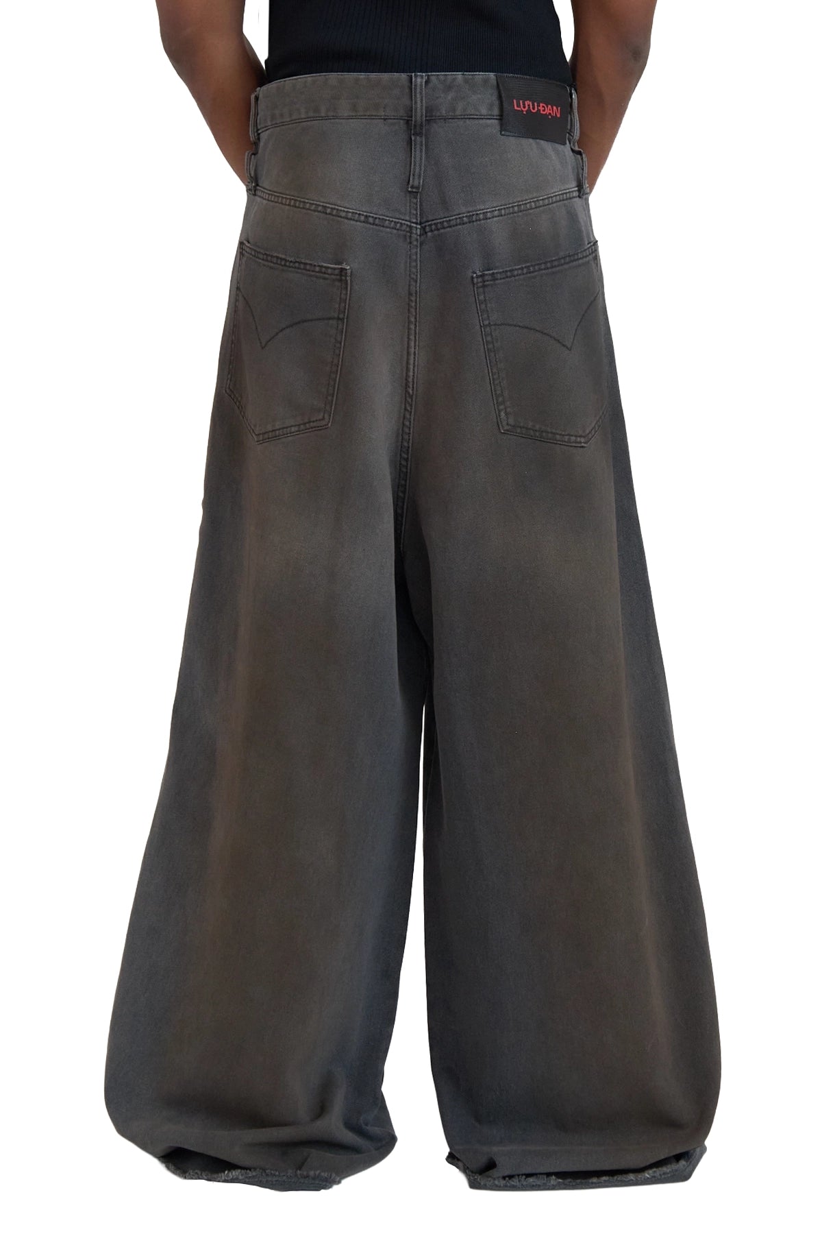 Lu'u Dan Dumpster Denim Jeans Grey – ESSXNYC