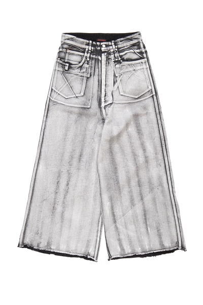 Lu'u Dan Radiation Dumpster Denim Jeans White – ESSXNYC