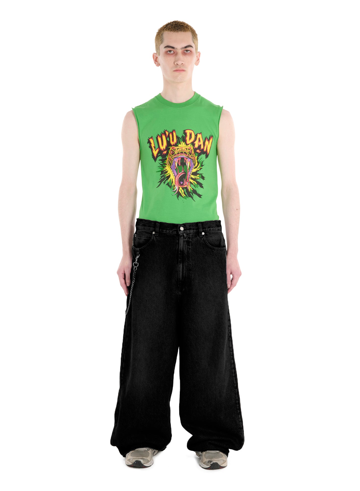 Lu'u Dan Side Zip Jeans Black – ESSXNYC