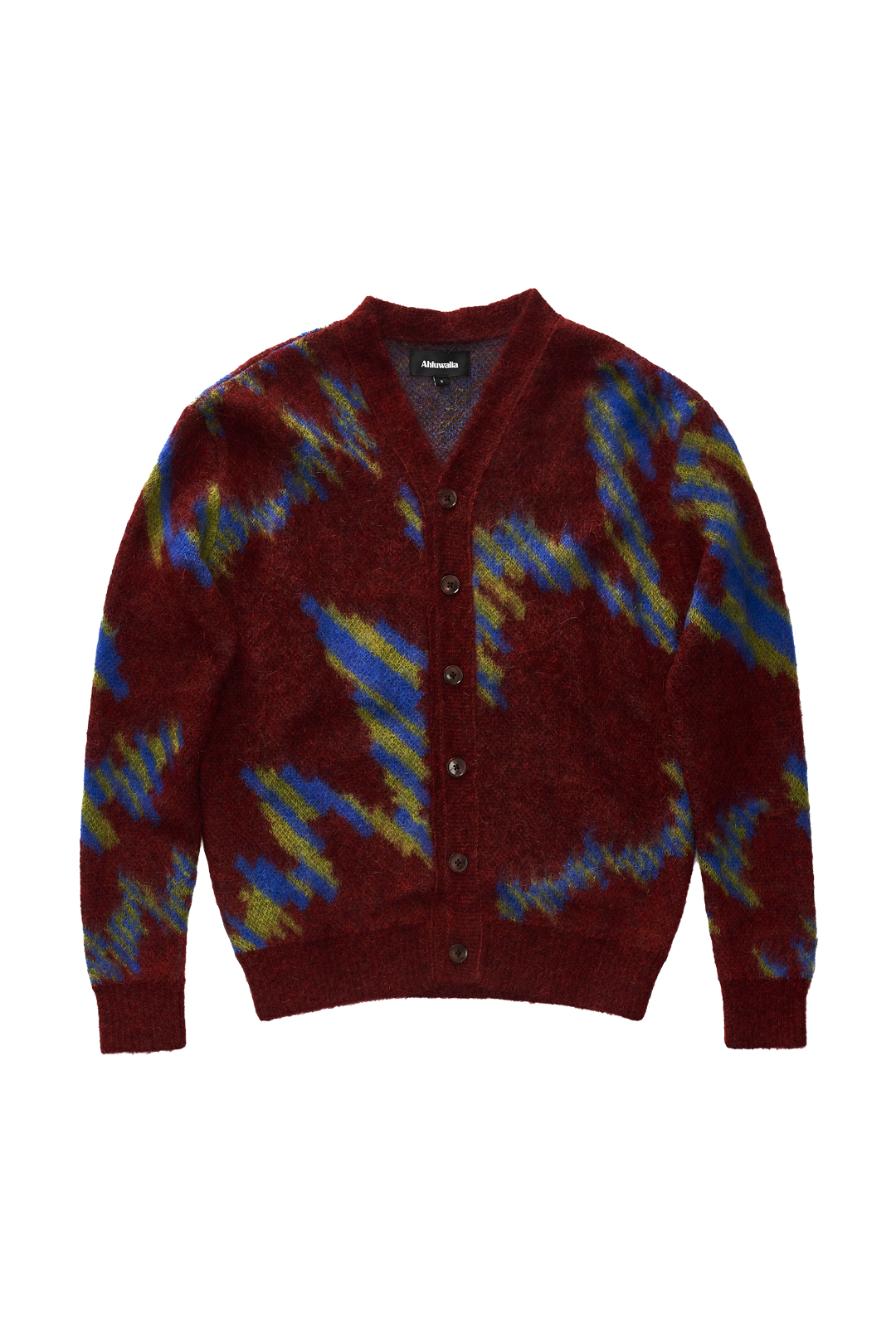 Ahluwalia Ongoye Jacquard Knit Cardigan Multi-Color 2455