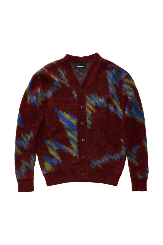 Ahluwalia Ongoye Jacquard Knit Cardigan Multi-Color 2455