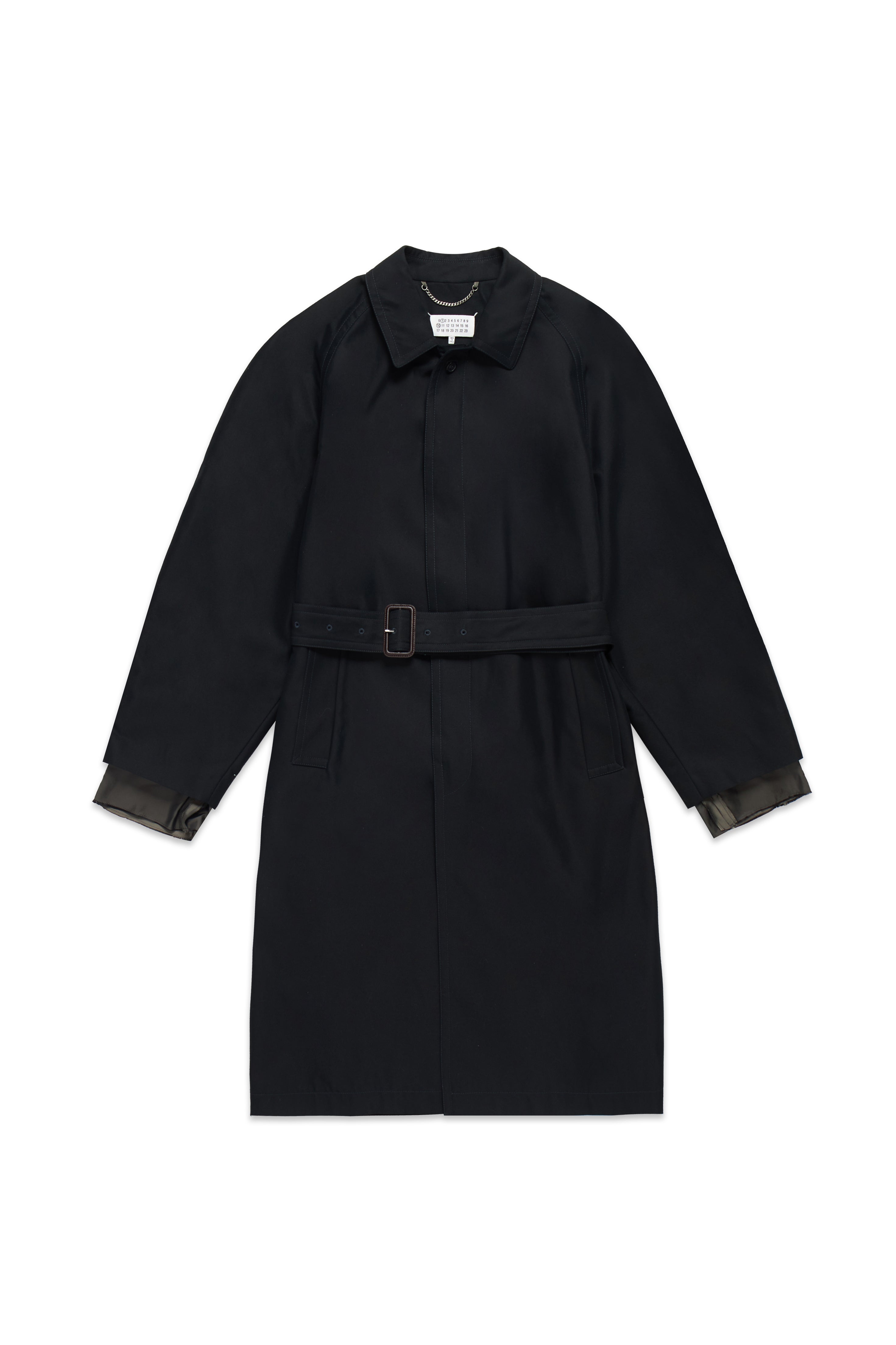 Maison Margiela Classic Trench Coat Black 10655