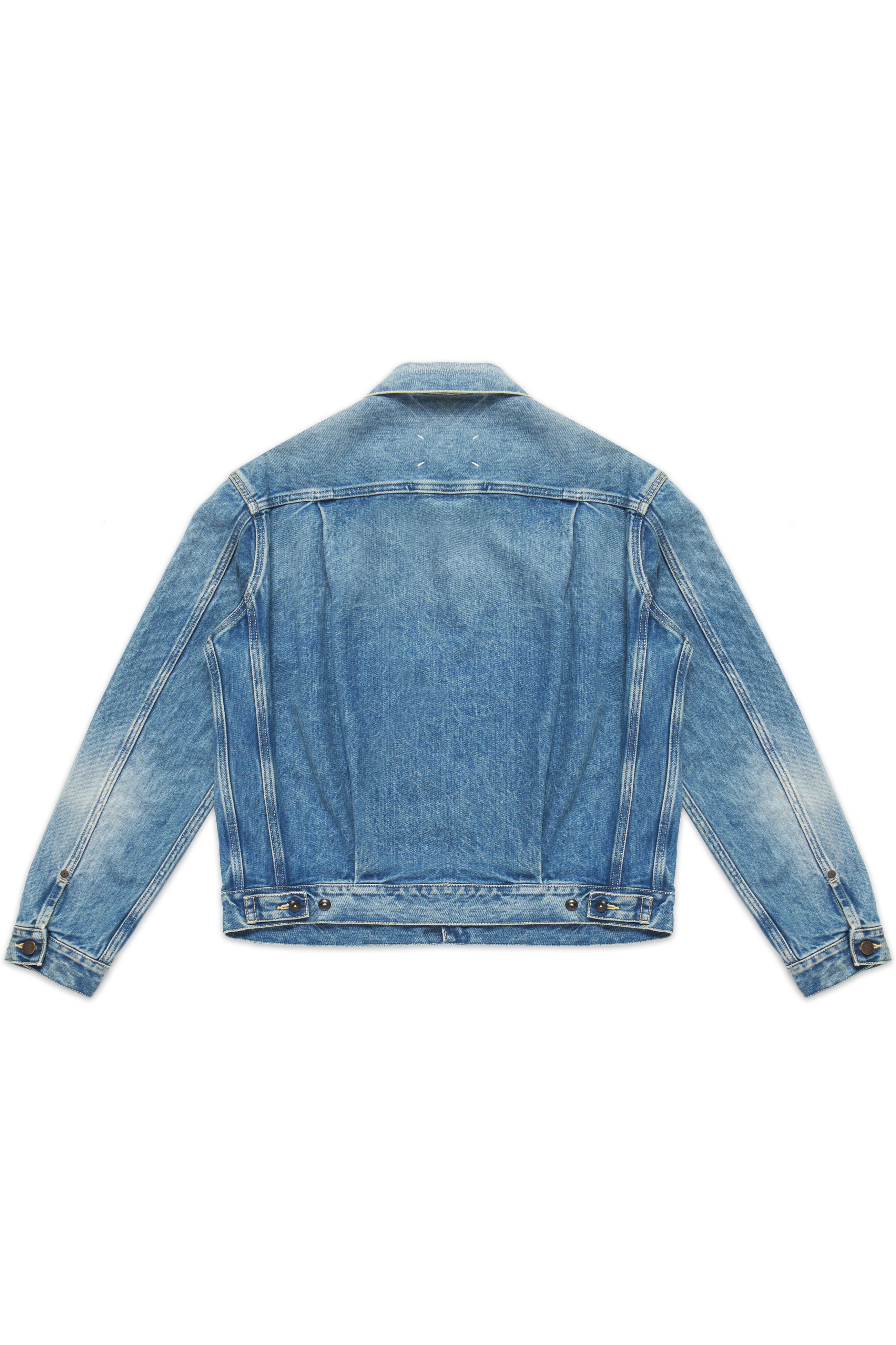 Maison Margiela Fitted Denim Jacket Blue 10666