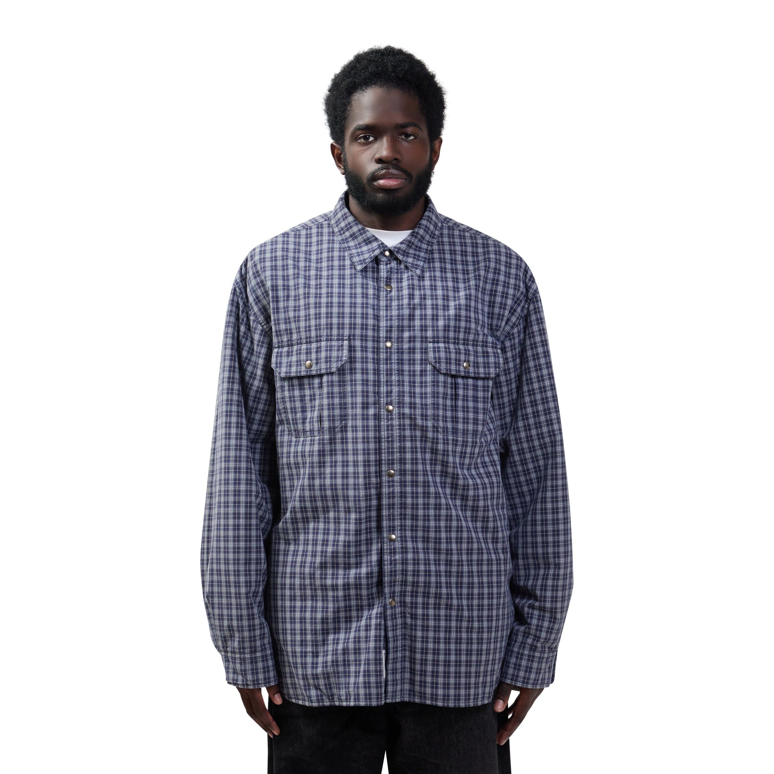 Maison Margiela Reversbile Padded Shirt Blue