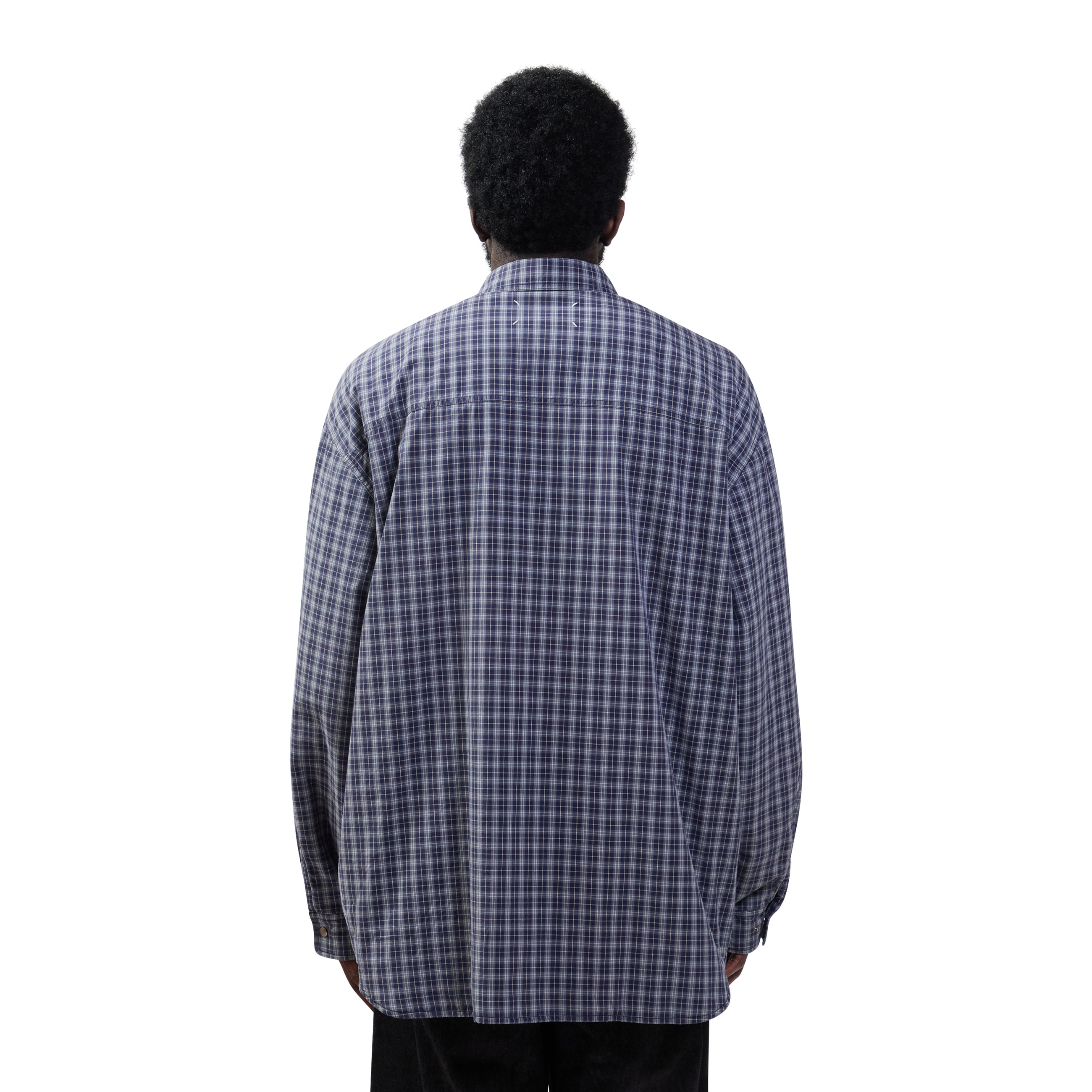 Maison Margiela Reversbile Padded Shirt Blue