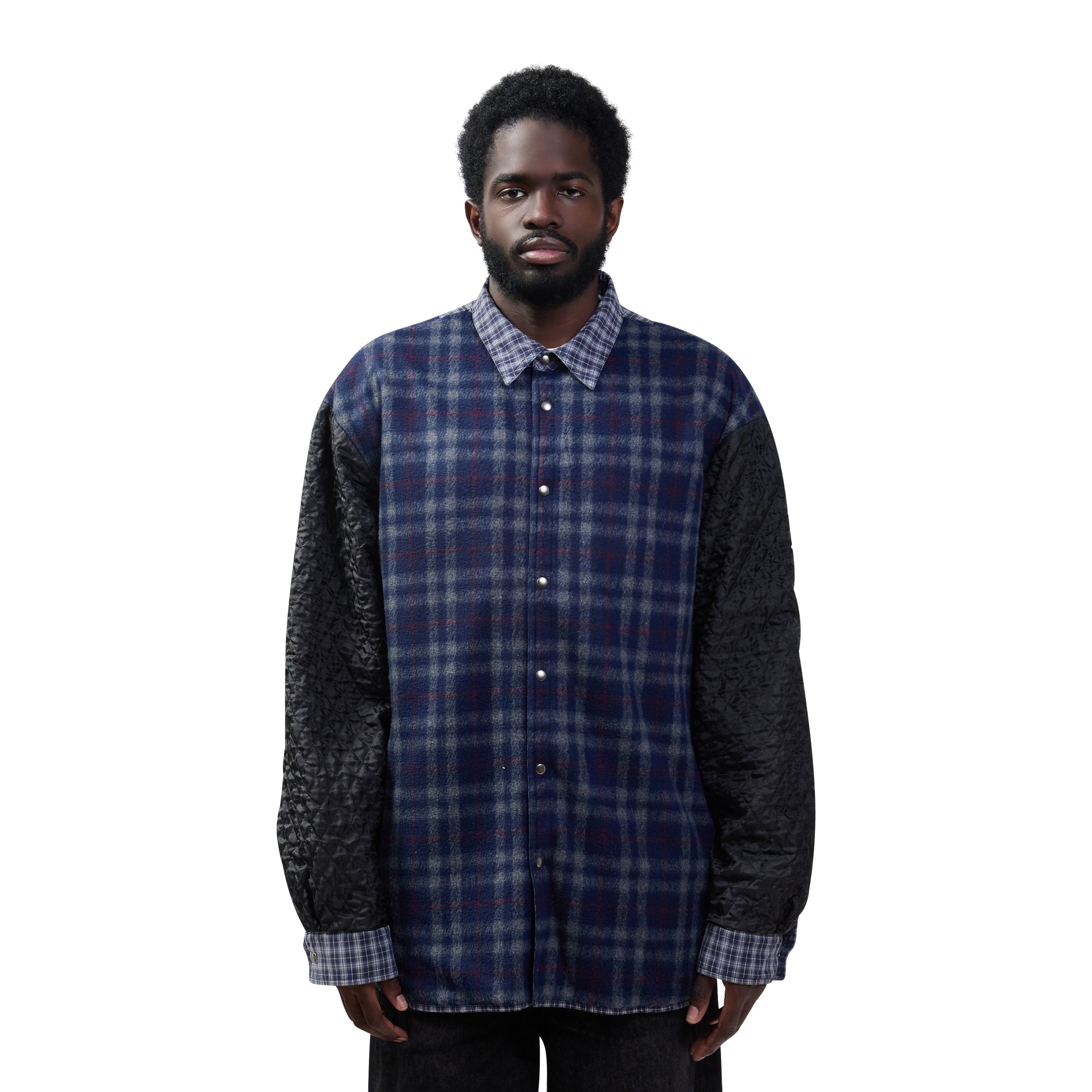 Maison Margiela Reversbile Padded Shirt Blue