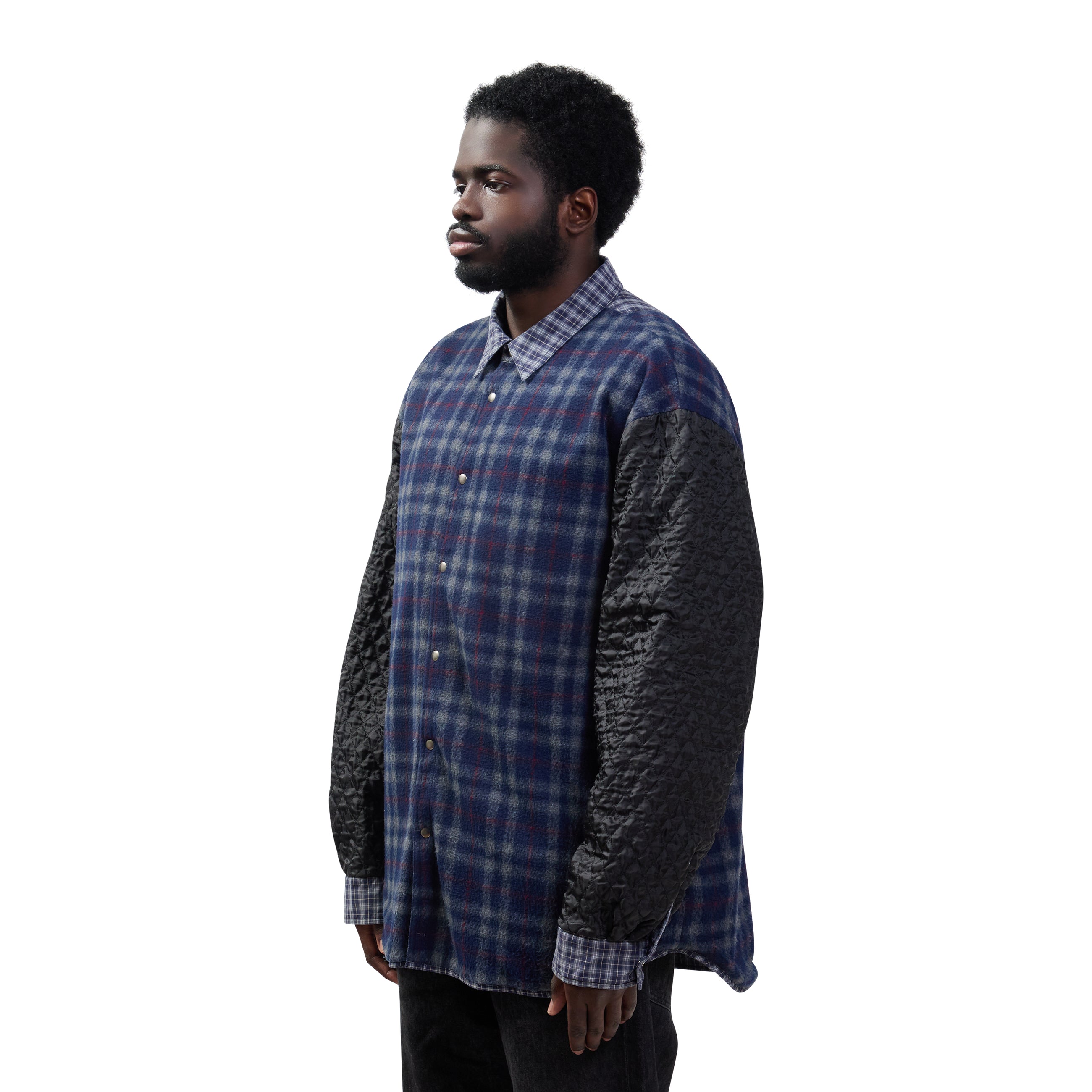 Maison Margiela Reversbile Padded Shirt Blue