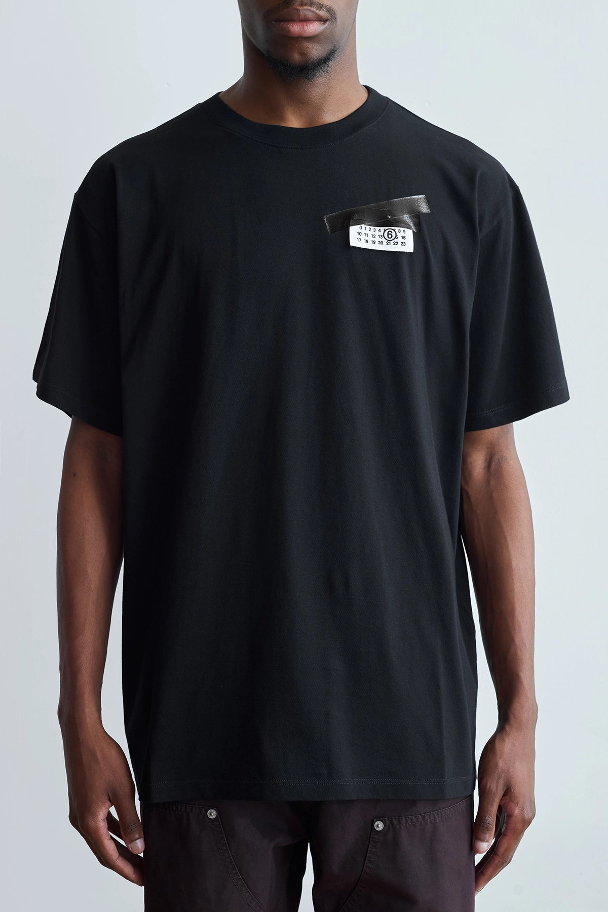 MM6 Maison Margiela Logo Tape T-Shirt Front