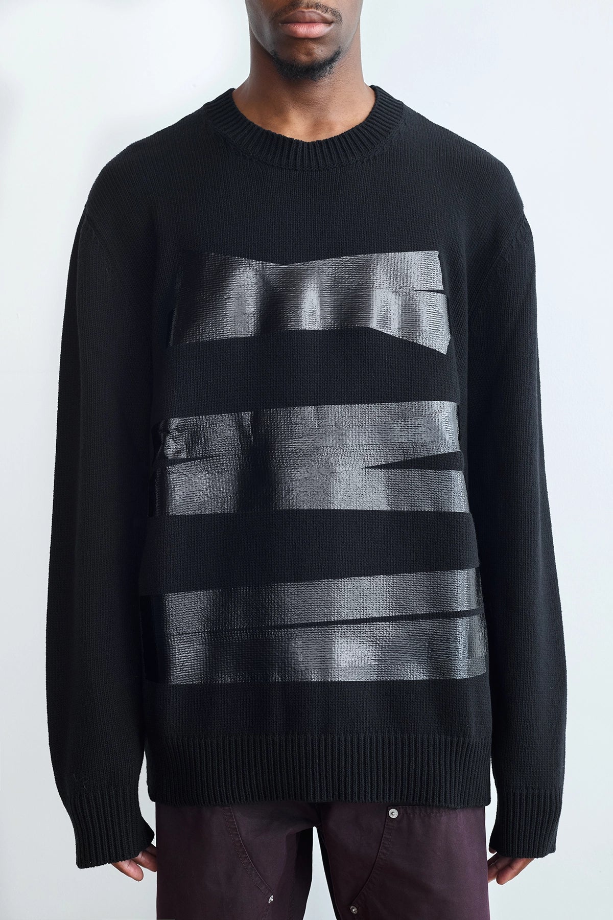 Mm6 Maison Margiela
Taped label wool jumper fit