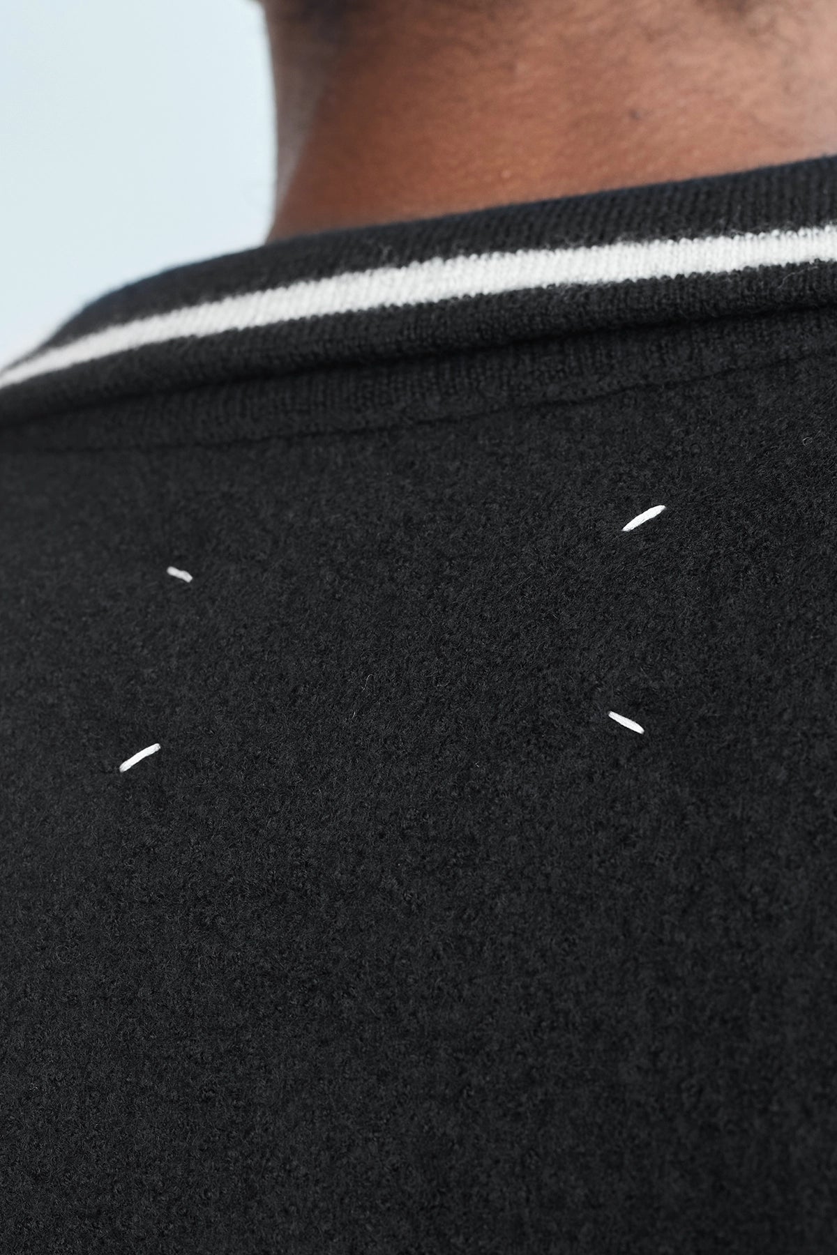 Maison Margiela Zip Up Sweater Logo