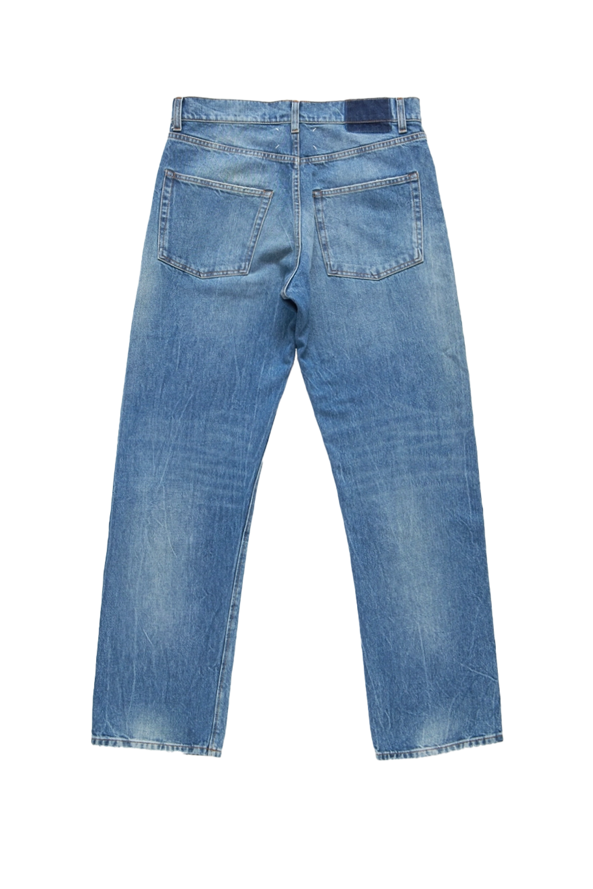 Maison Margiela Slim Repaired Jeans Vintage Medium Blue 2