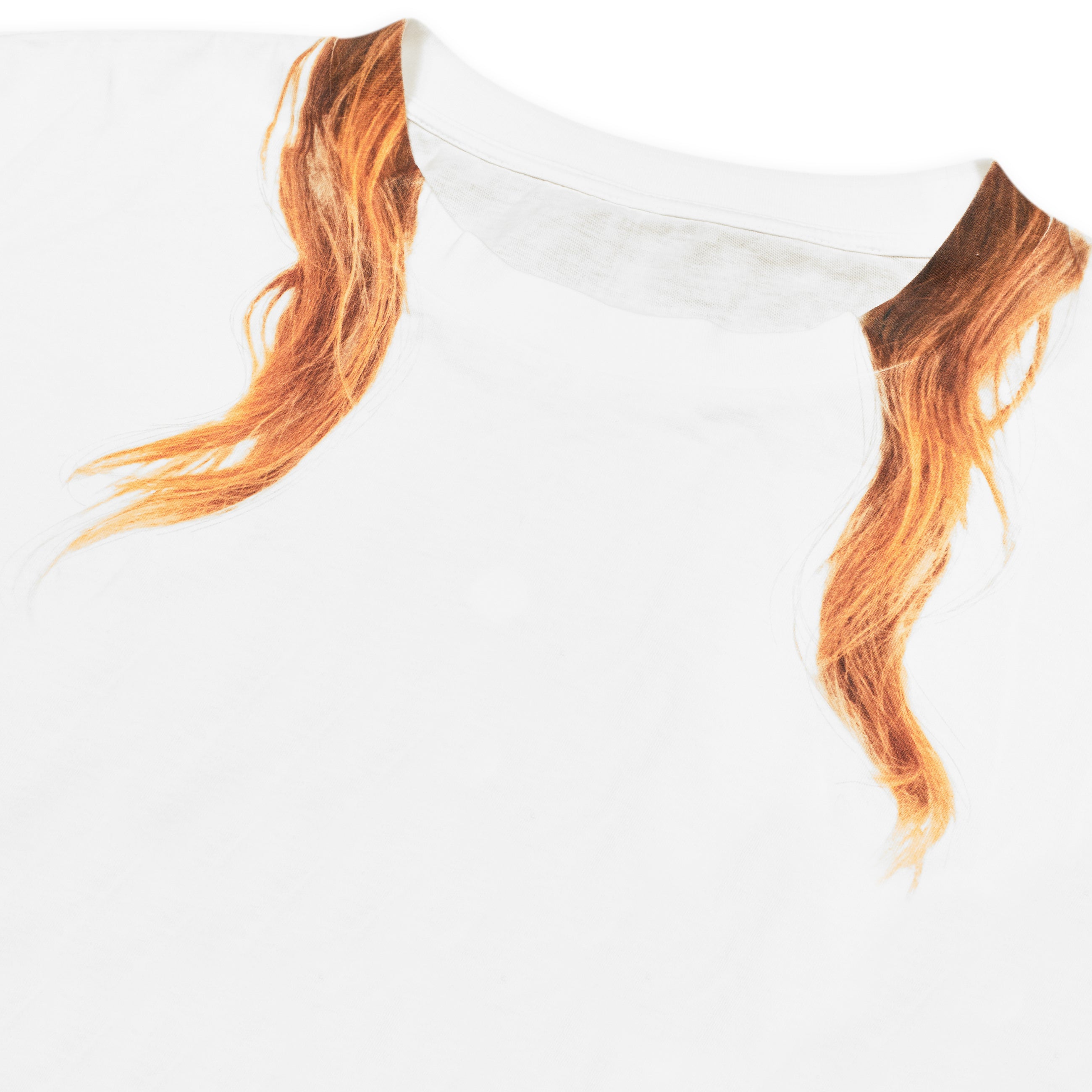 MM6 Maison Margiela Hair Print T-Shirt White