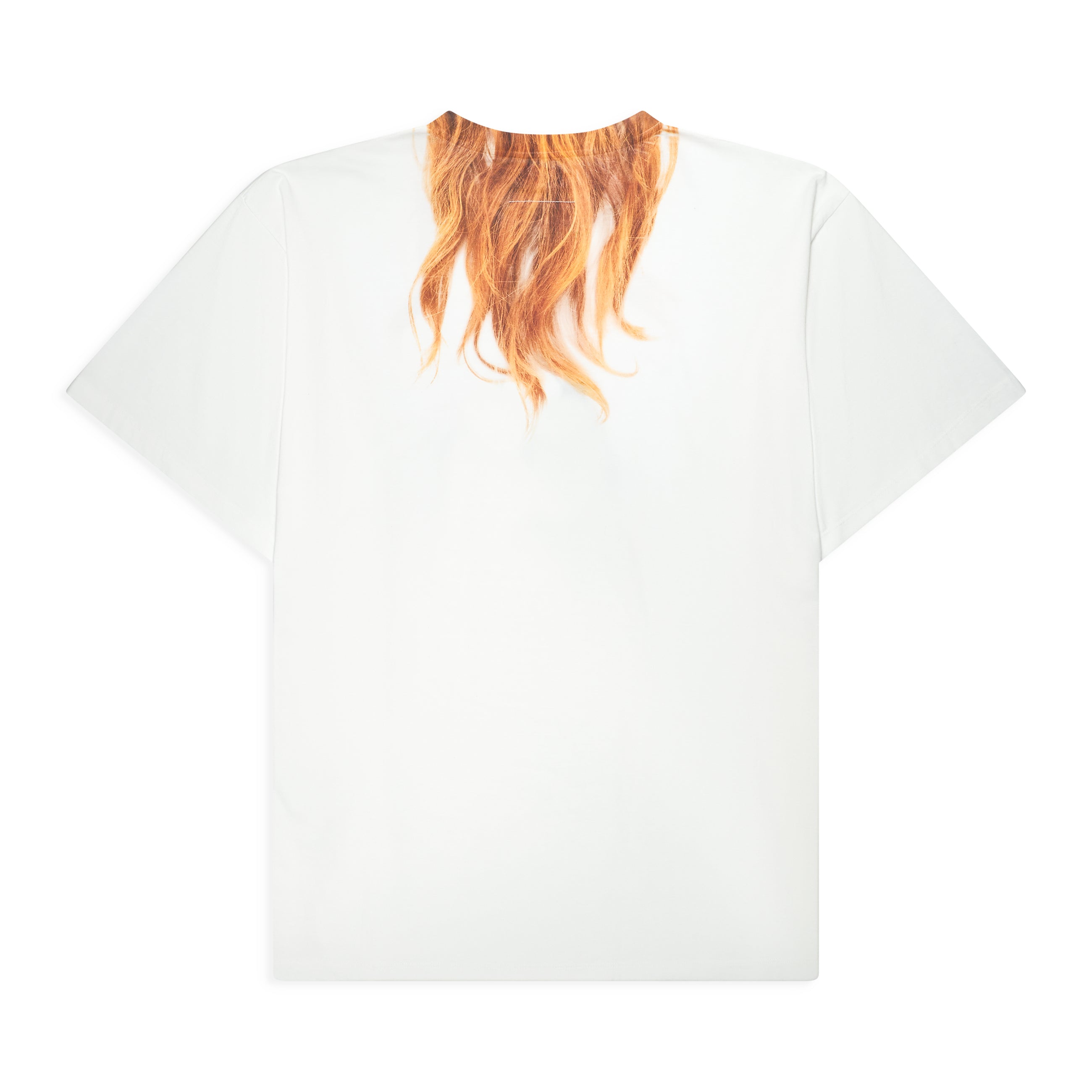 MM6 Maison Margiela Hair Print T-Shirt White