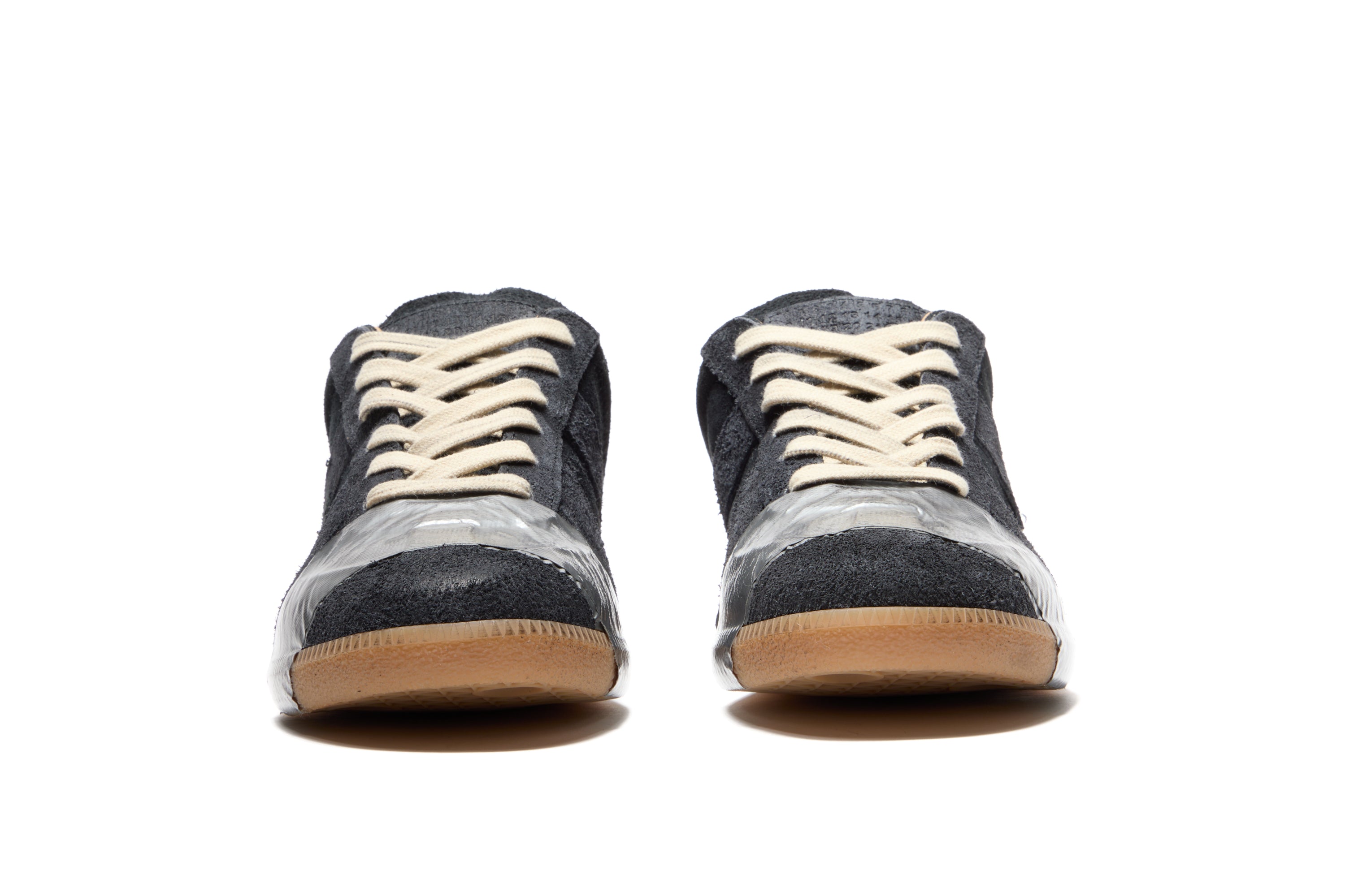 Maison Margiela Taped Replica Low Top Sneaker Black/Silver – ESSXNYC