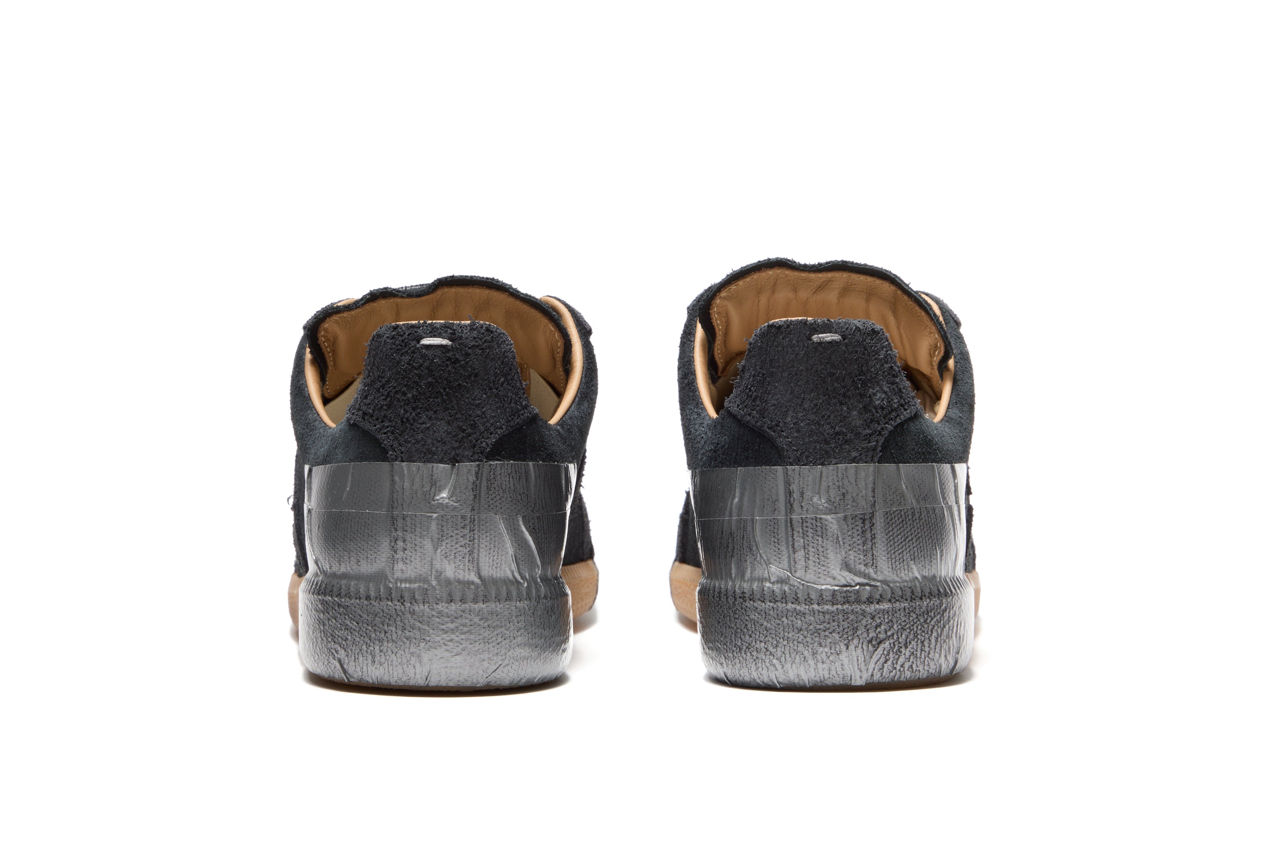 Margiela Taped Replica Low Top Sneaker Black/Silver
