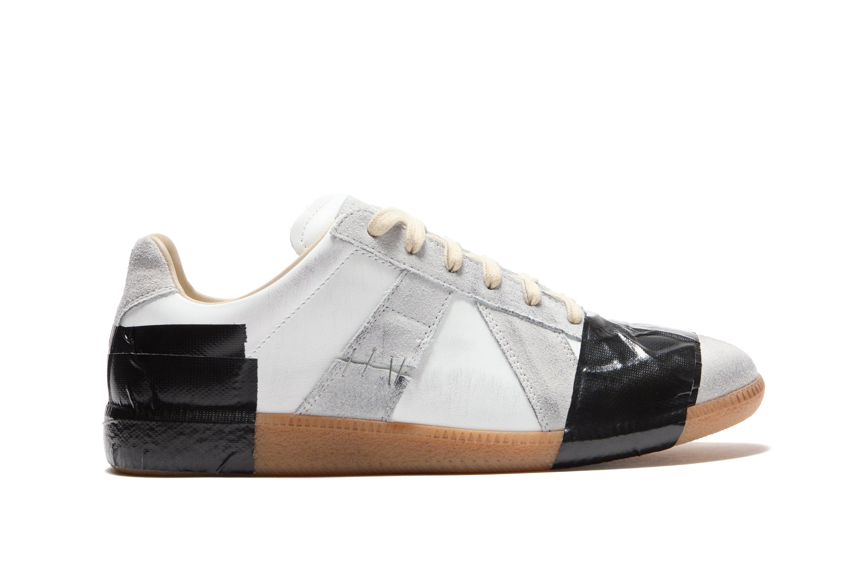 Margiela Taped Replica Low Top Sneaker Off white/Black