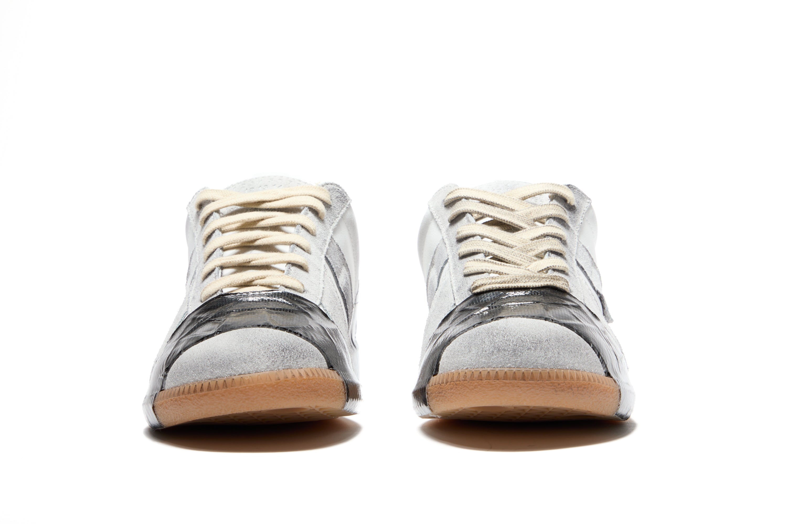 Maison Margiela Taped Replica Low Top Sneaker Off white/Black