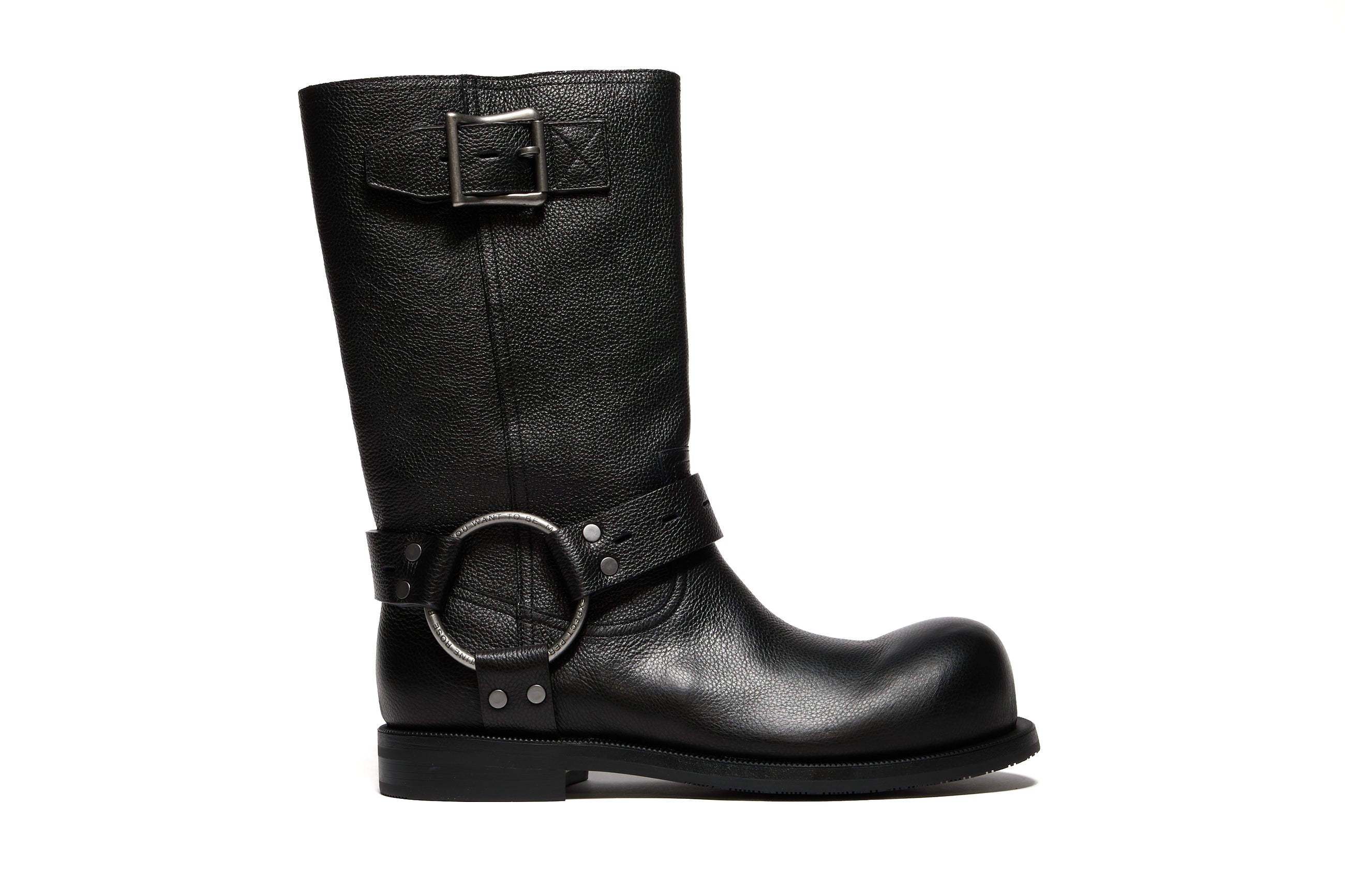 Martine Rose O Ring Moto Boot Black