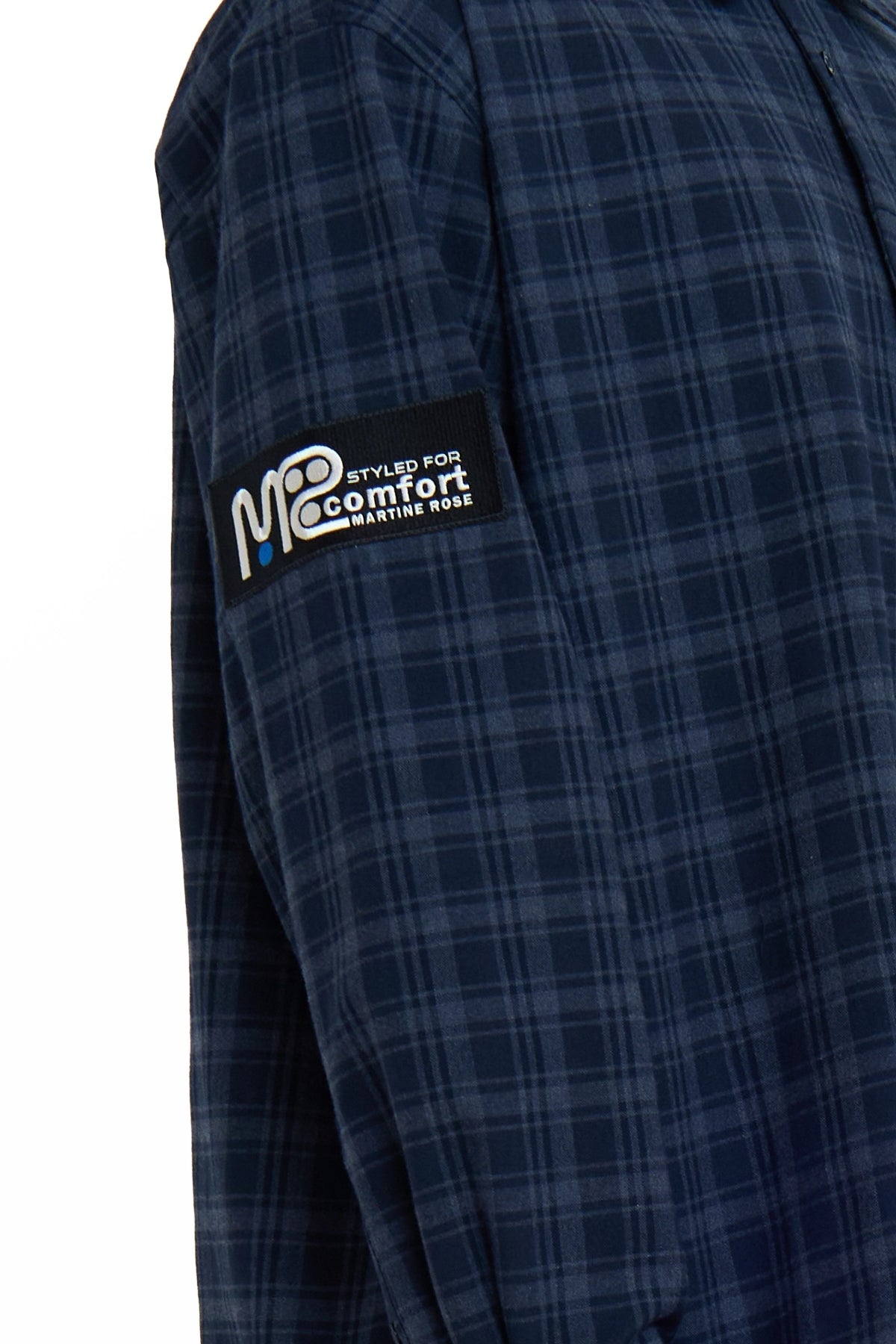 martine rose dress shirt Martine Rose Casual Button Down Shirt - 'Yellow/Blue Stripe'