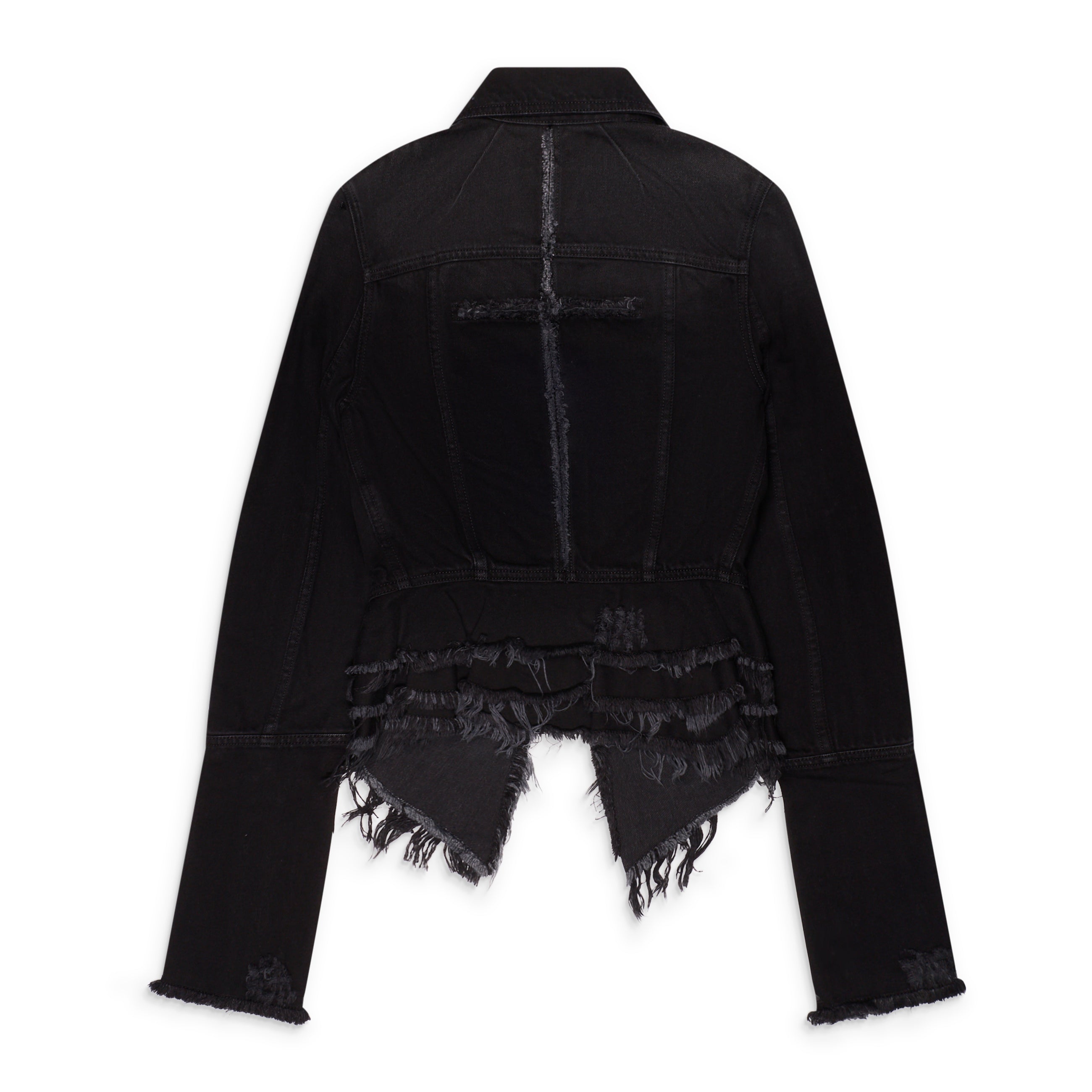 MATIERES FECALES Mikaela Denim Jacket Black