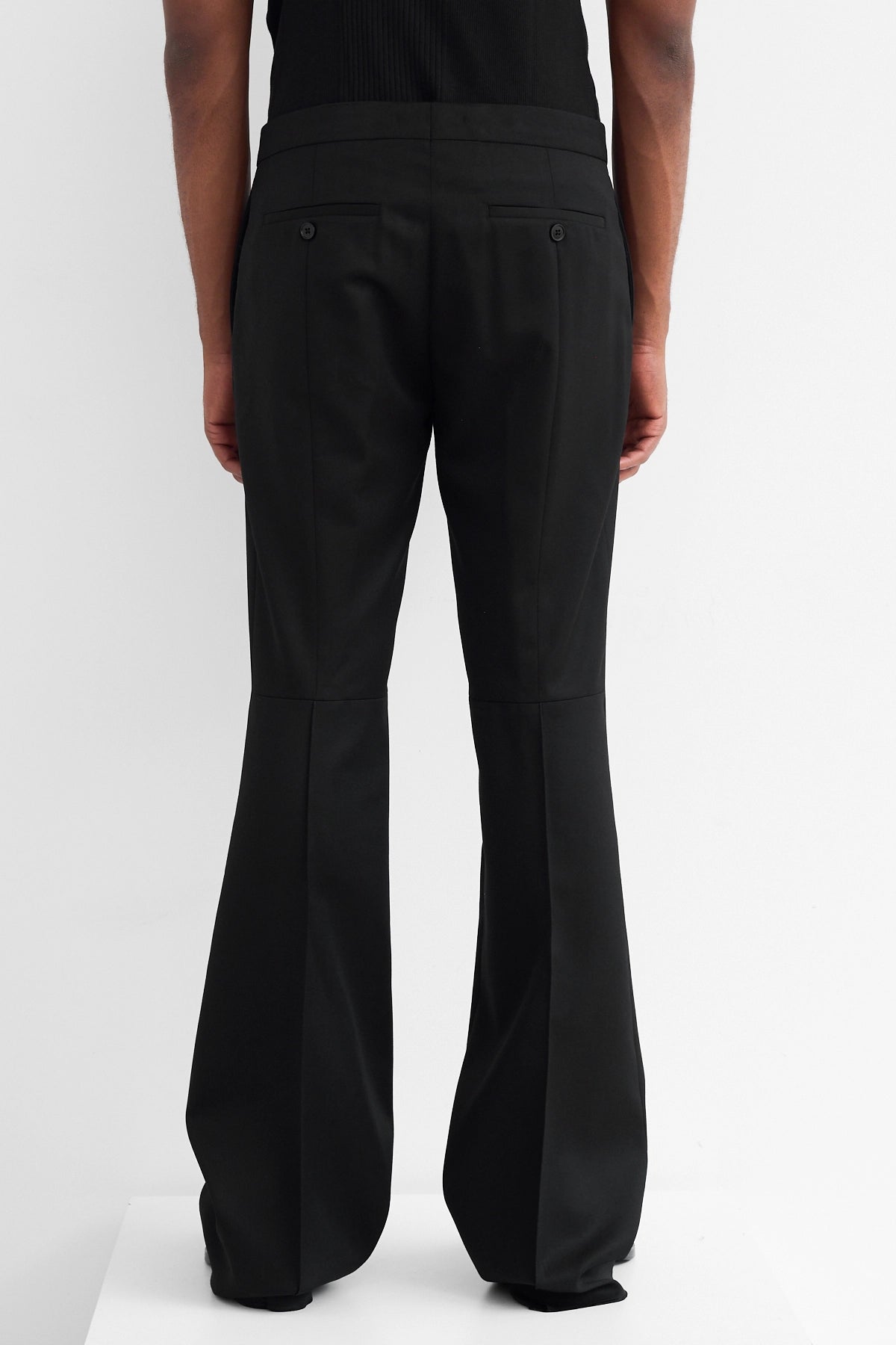 McQueen Kick Back Slim Trousers Black 4