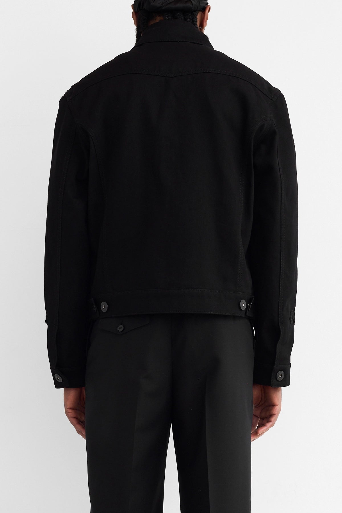 McQueen Military Denim Jacket Black 5