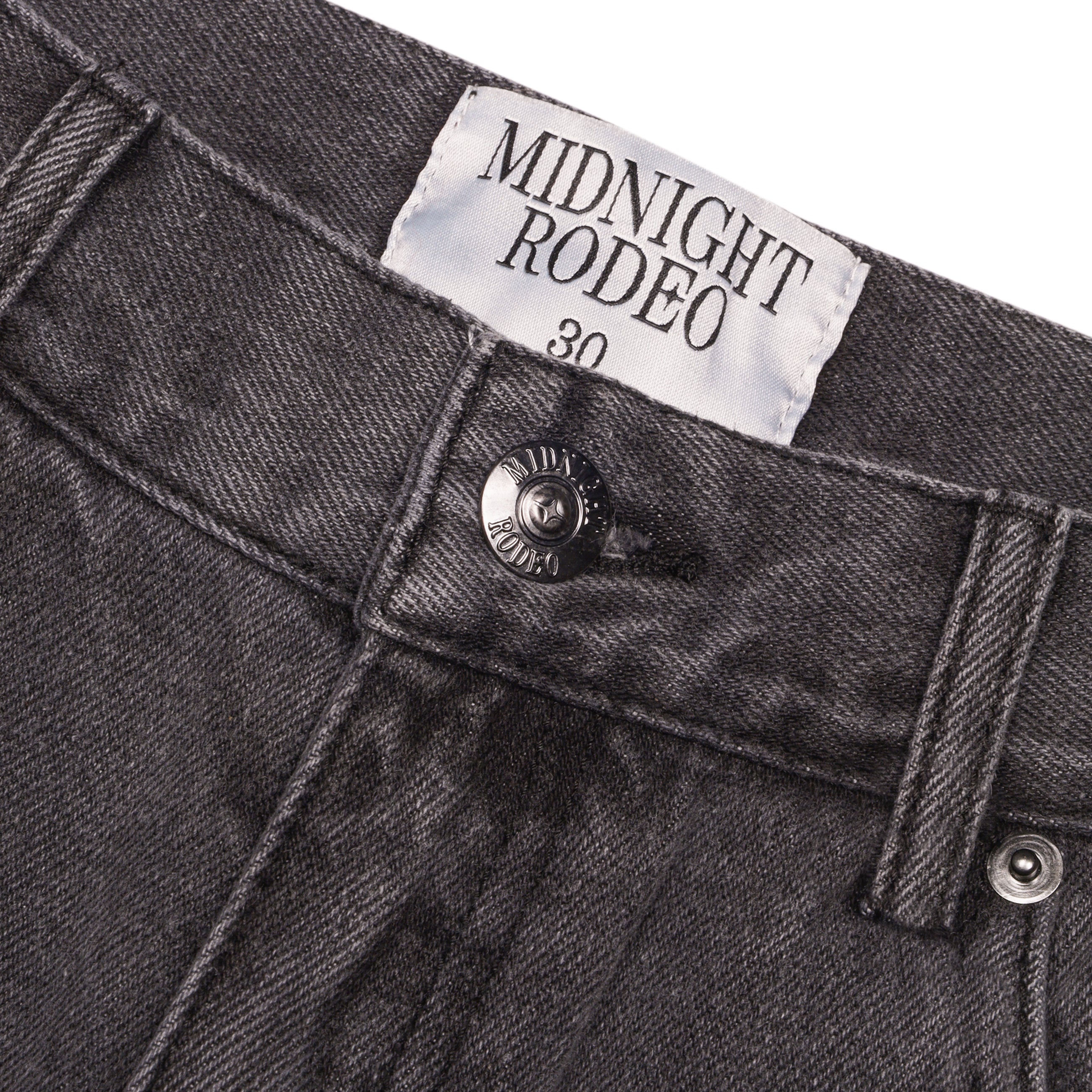Midnight Rodeo Distressed Denim Grey