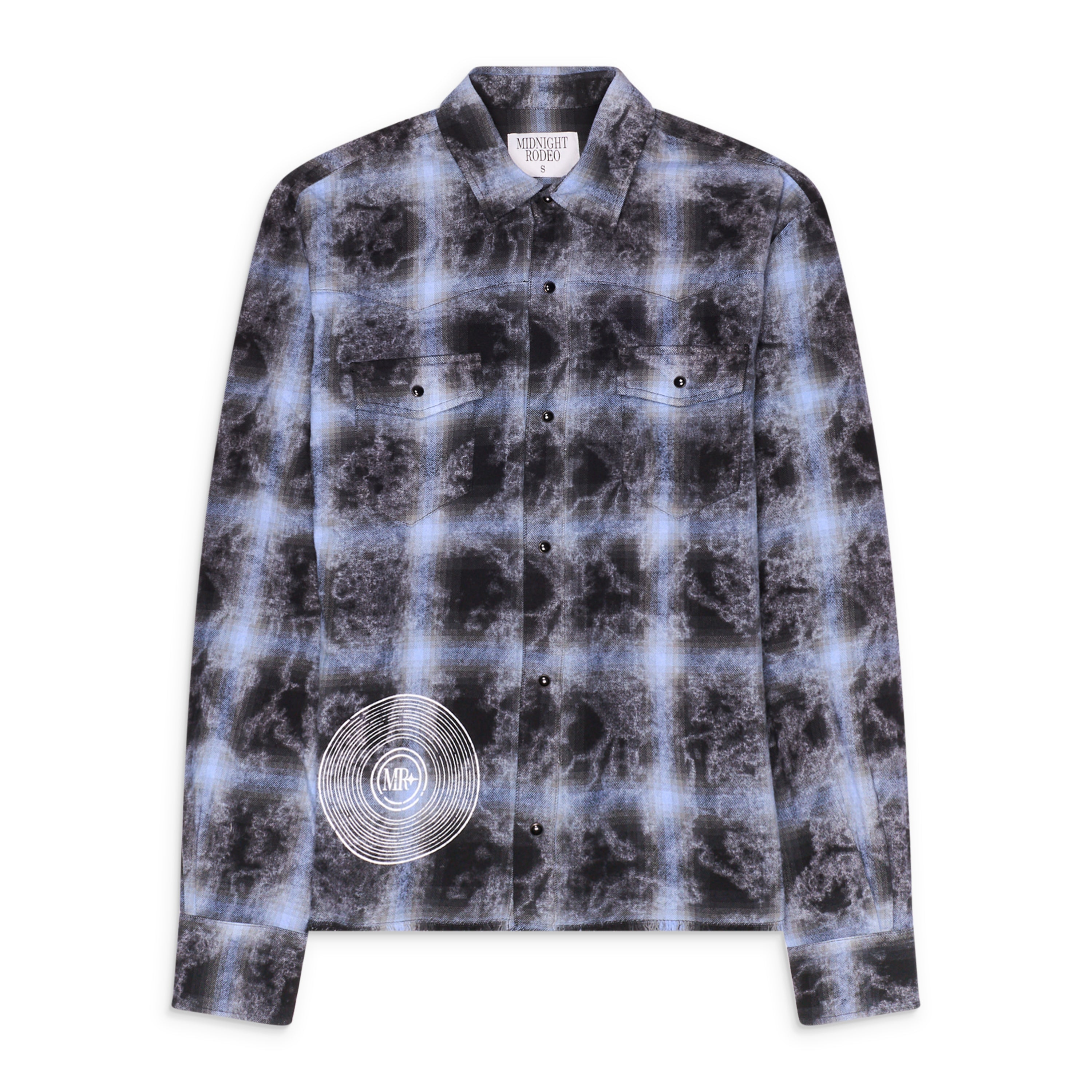 Midnight Rodeo Flannel Shirt Blue