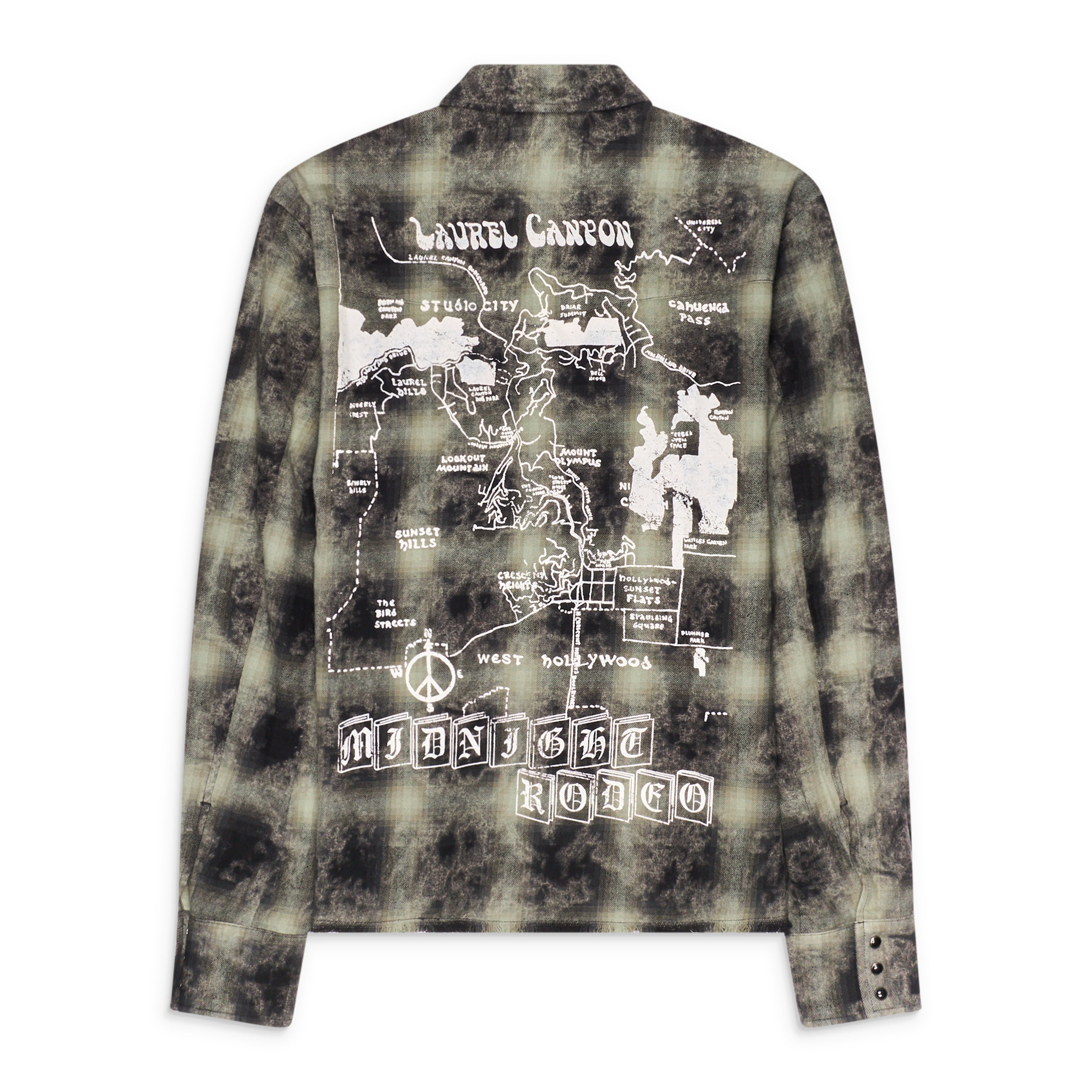 Midnight Rodeo Flannel Shirt Green