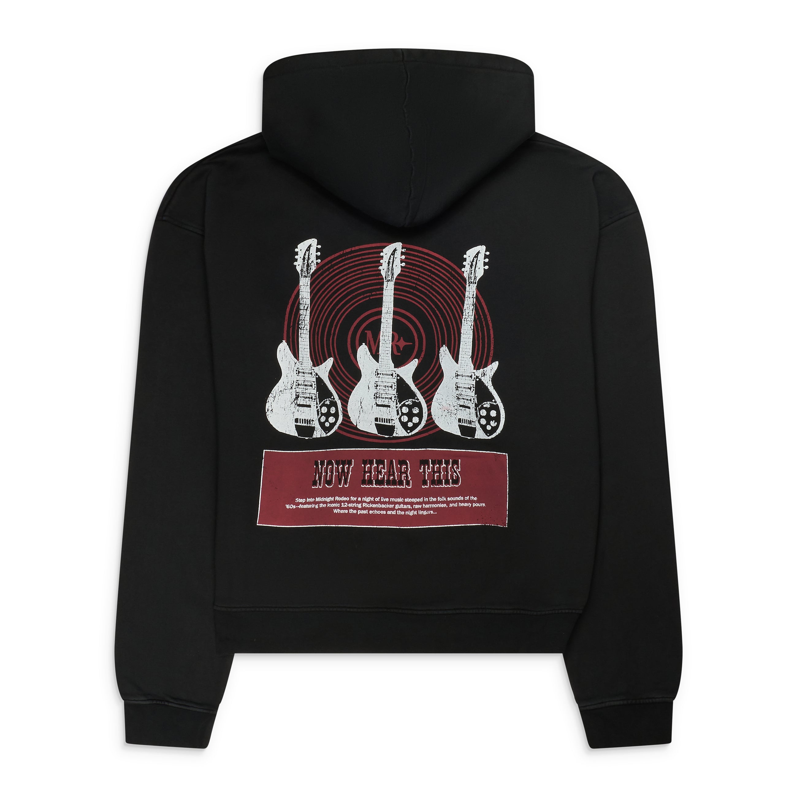 Midnight Rodeo Heavy Pours Hoodie Black
