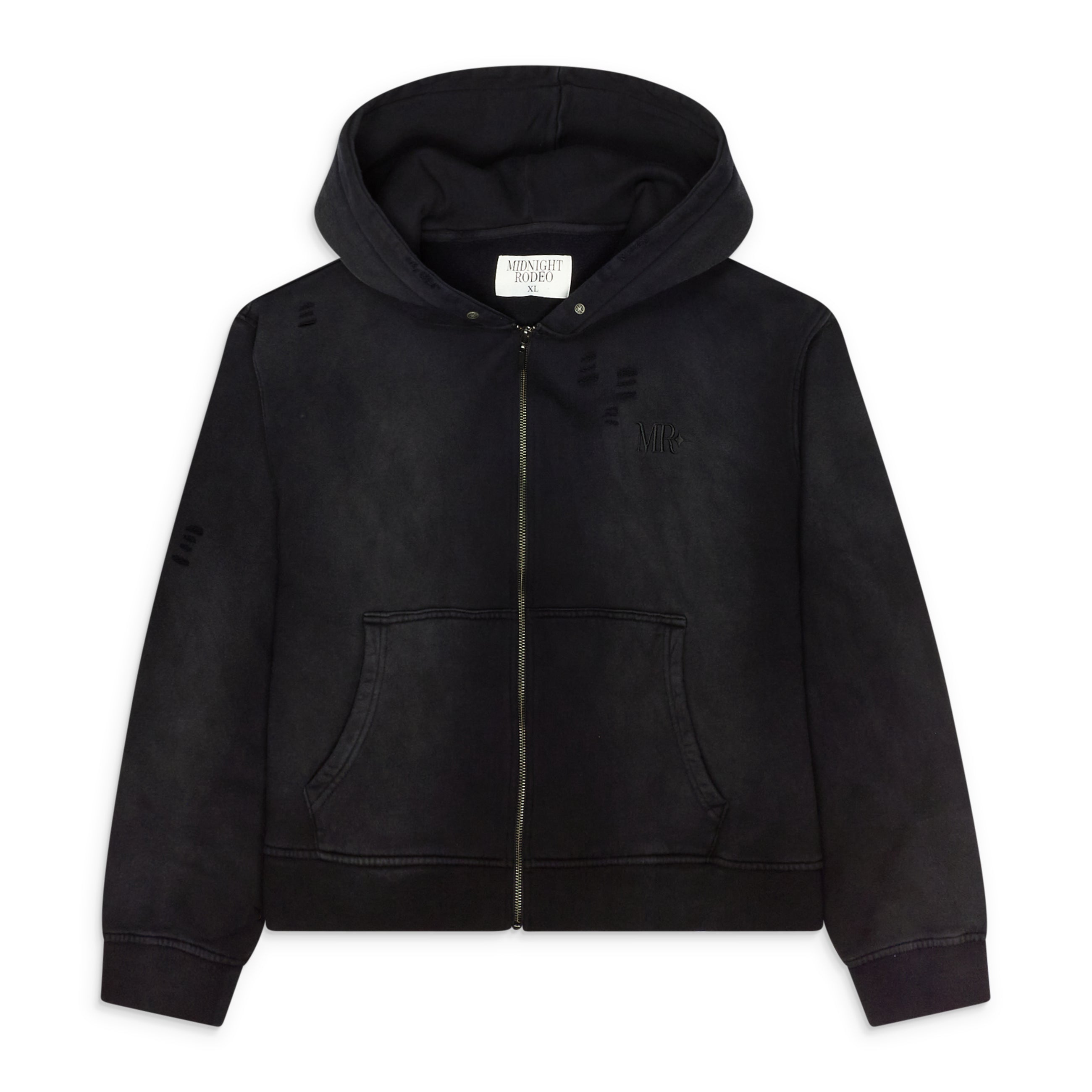 Midnight Rodeo Full Zip Hoodie Black