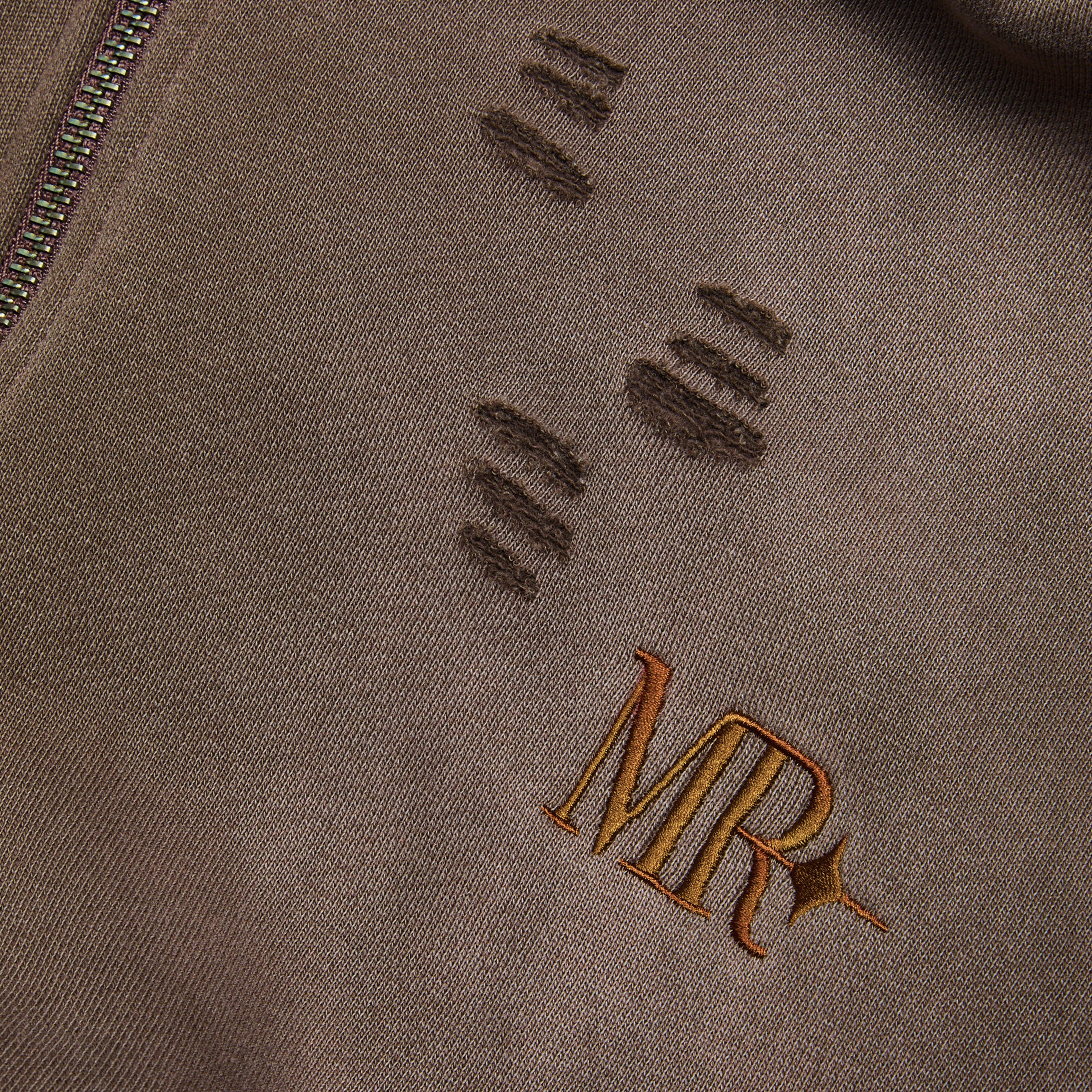 Midnight Rodeo Full Zip Hoodie Brown