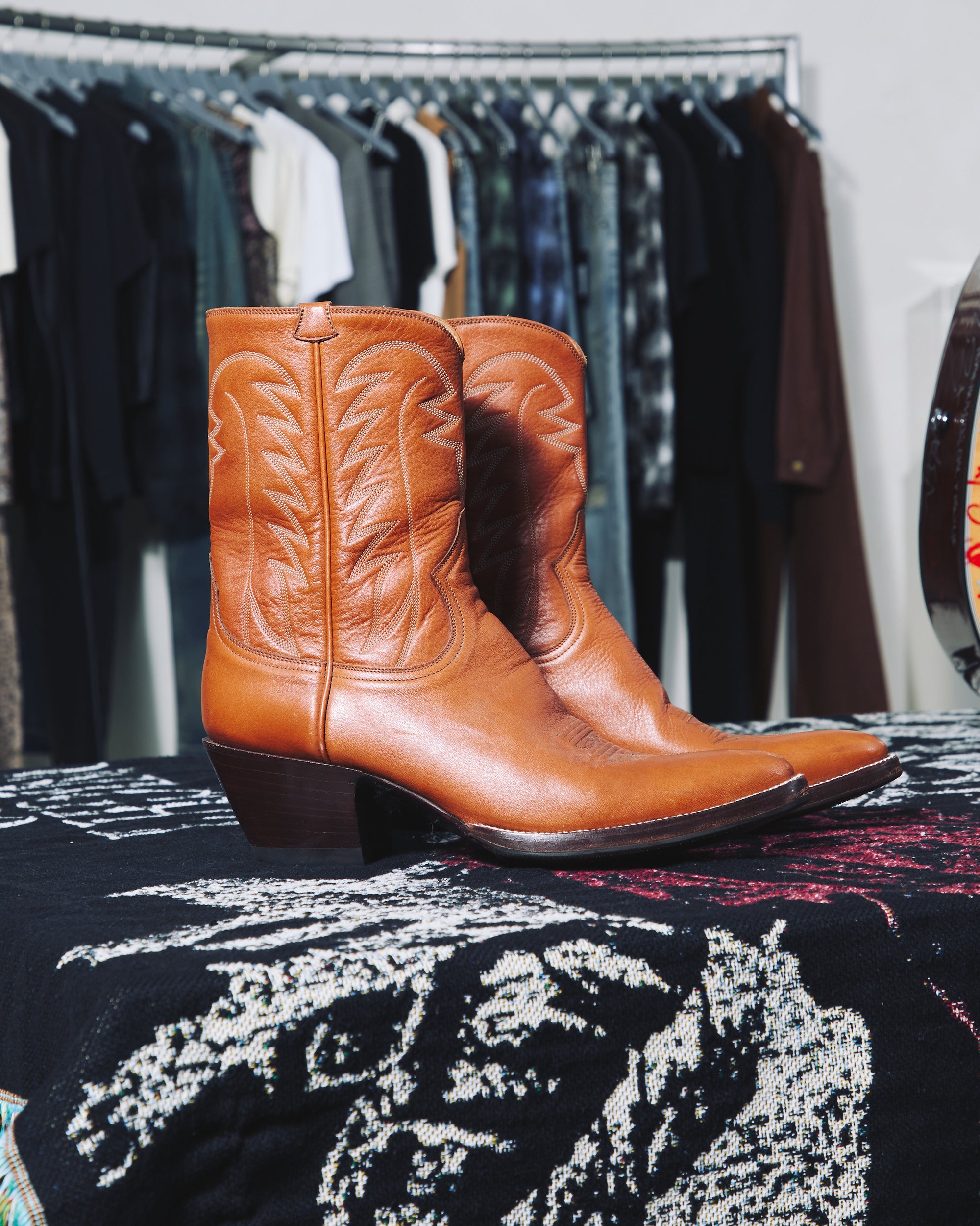 A person wearing incredibly styled clothes from ESSX NYC