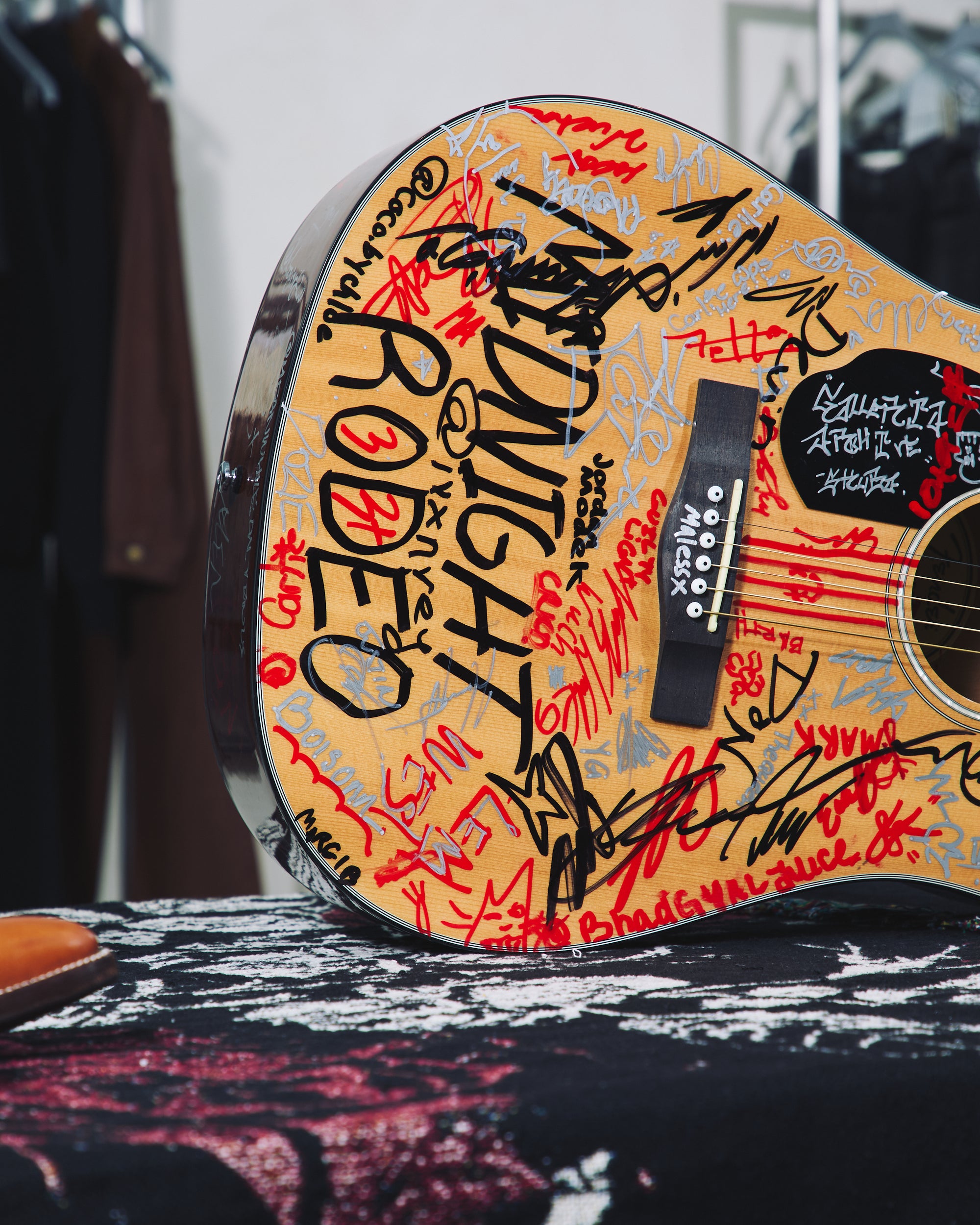 A person wearing incredibly styled clothes from ESSX NYC