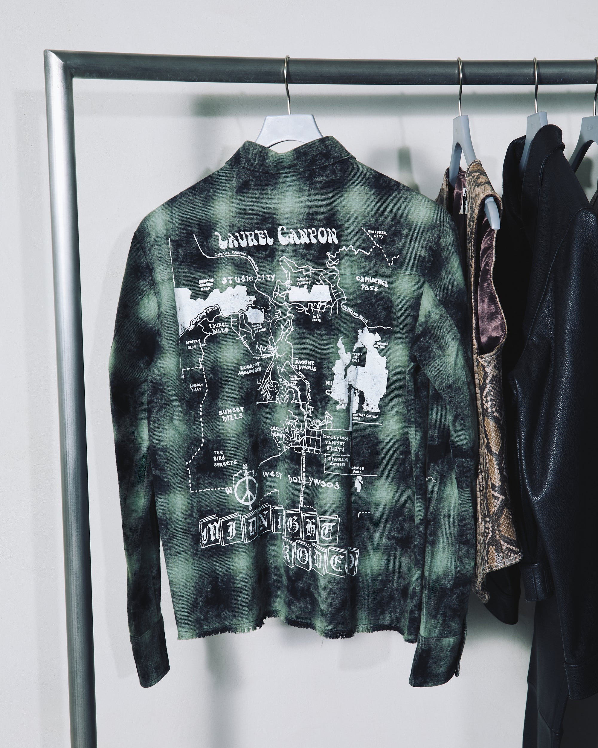 A person wearing incredibly styled clothes from ESSX NYC