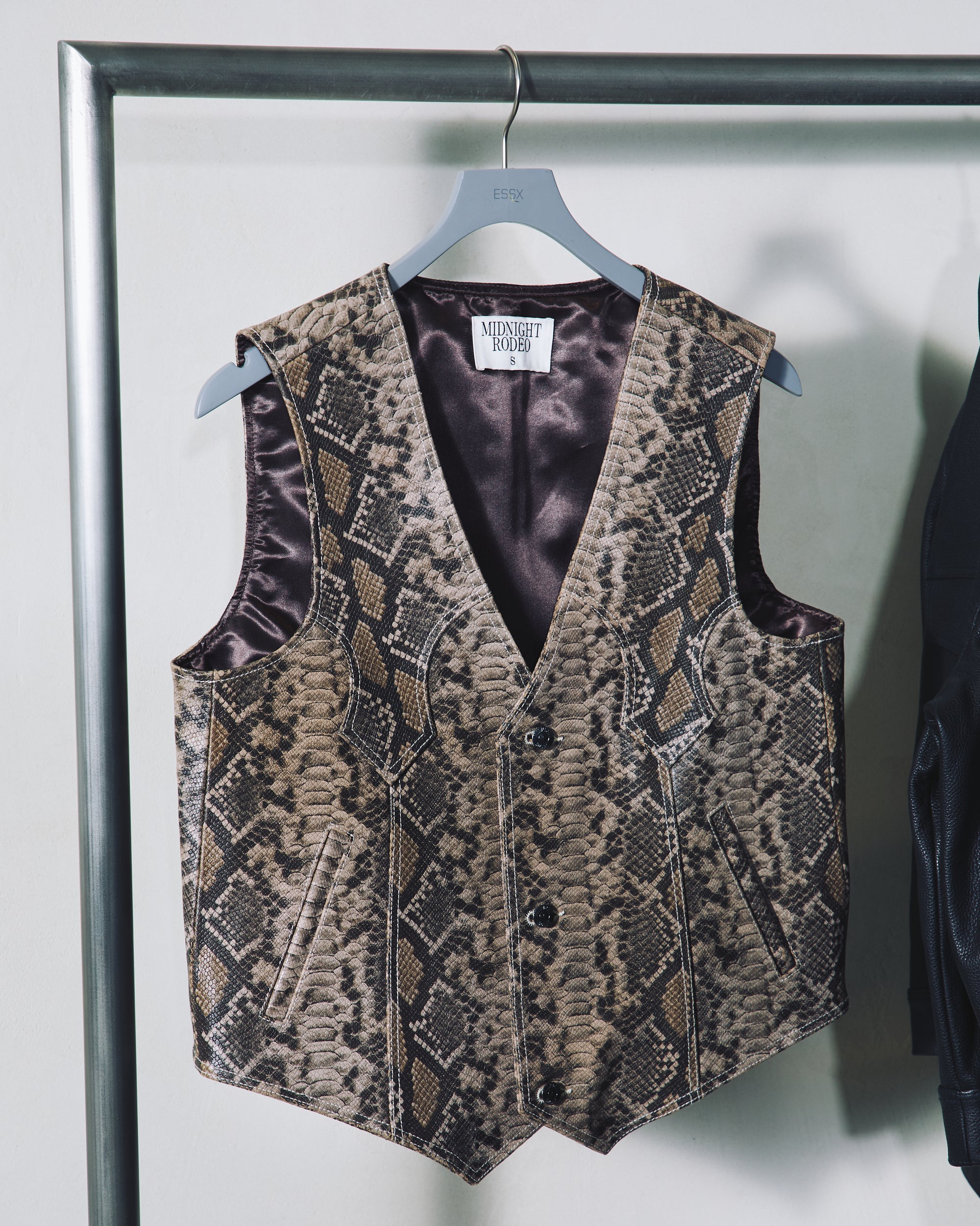 A person wearing incredibly styled clothes from ESSX NYC