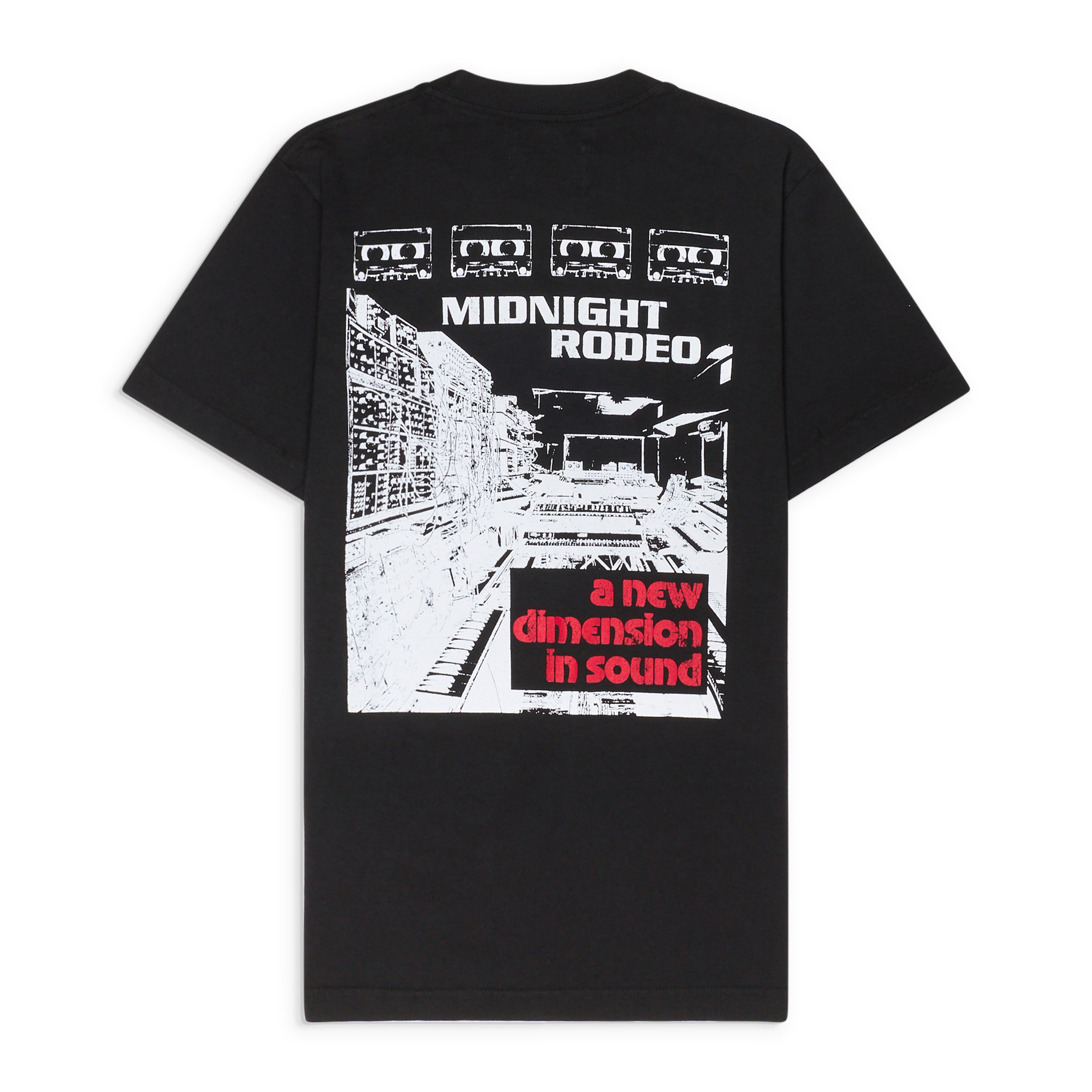 Midnight Rodeo Record Studio Tee Black