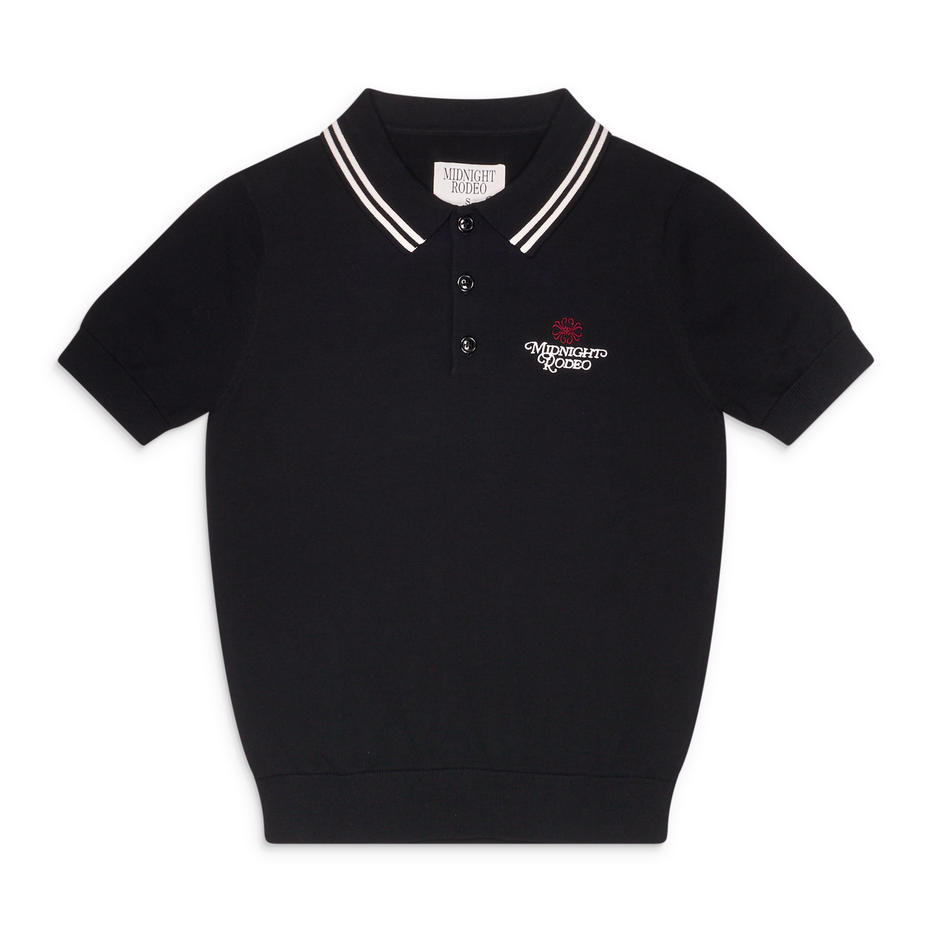 Midnight Rodeo Sweater Polo Black