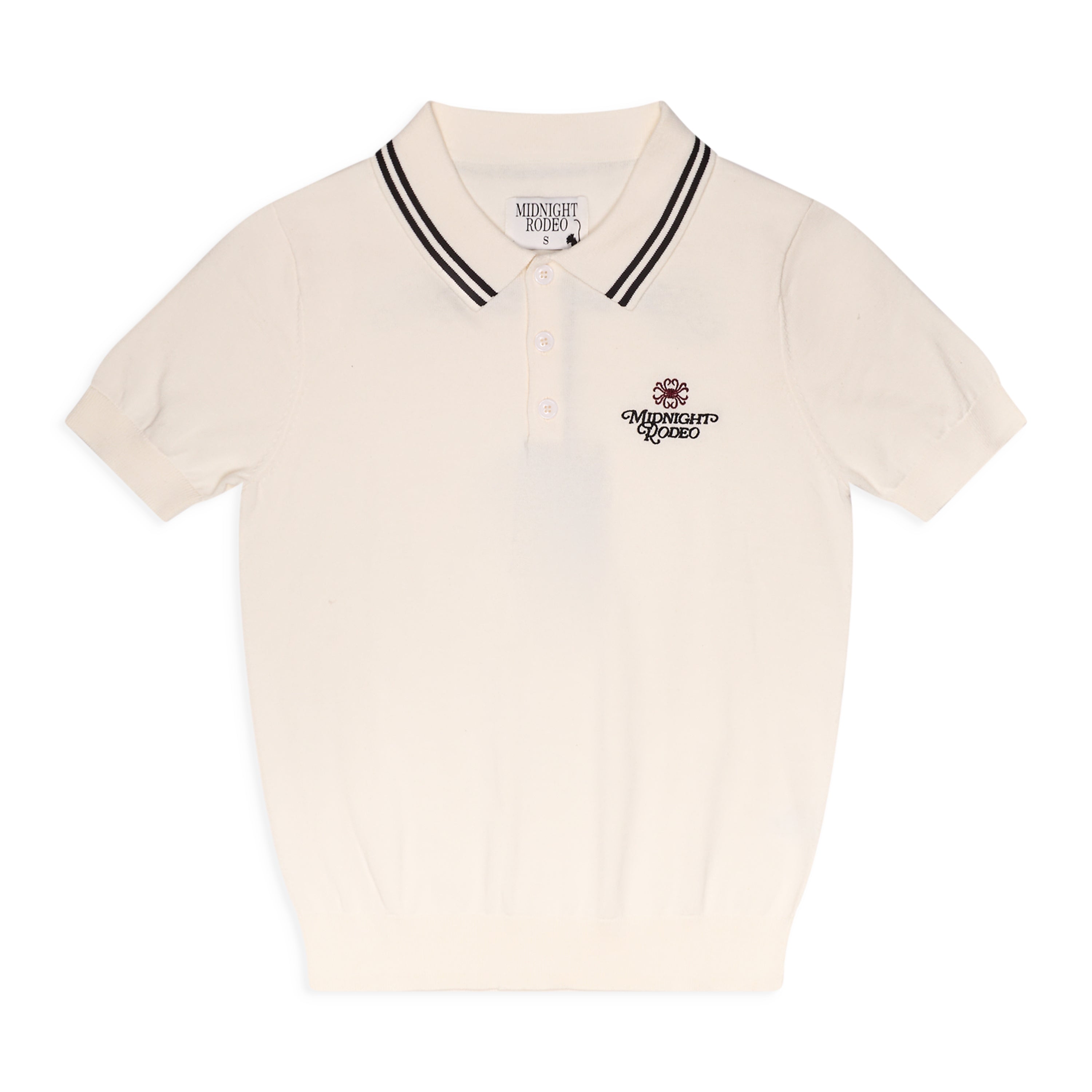 Midnight Rodeo Sweater Polo White